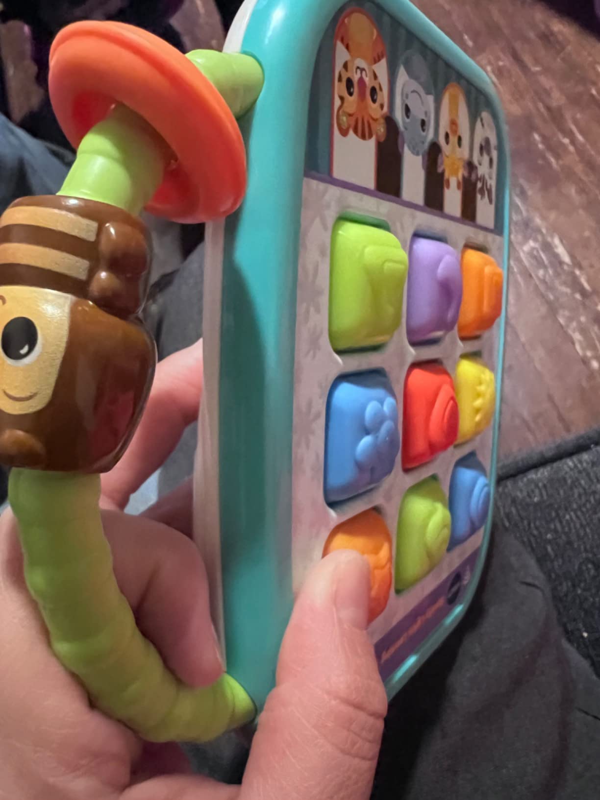 VTech Squishy Lights Learning Tablet customer photo 2