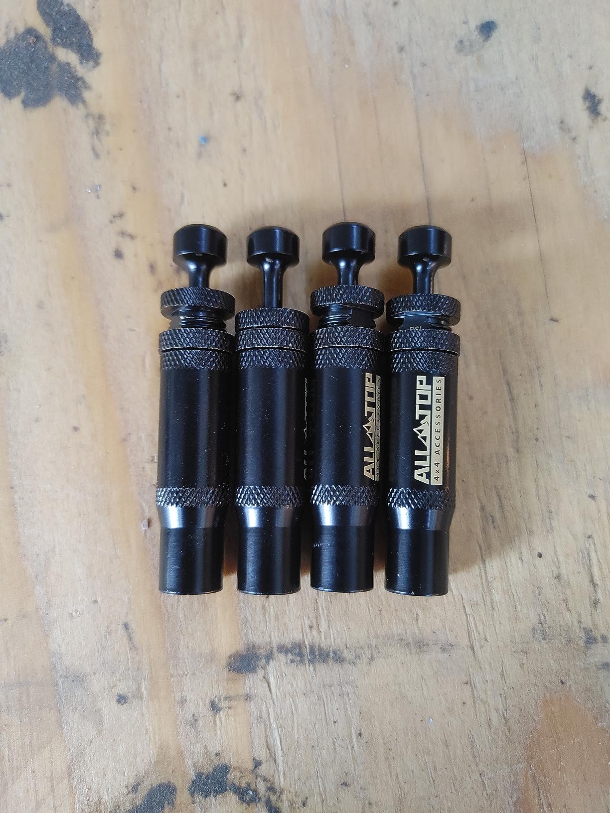 ALL-TOP Adjustable Auto-Stop Tire Deflator Valve Kit (10-30 PSI) 4 PCS Screw-on Tyre Air Down Tool for Offroad 4x4 (with 5 Valve caps) customer photo 1