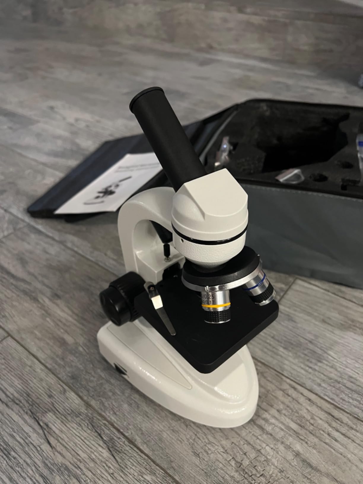 Microscope for Adults Students, 100X-2000X Metal STEM Microscope Kit customer photo 2