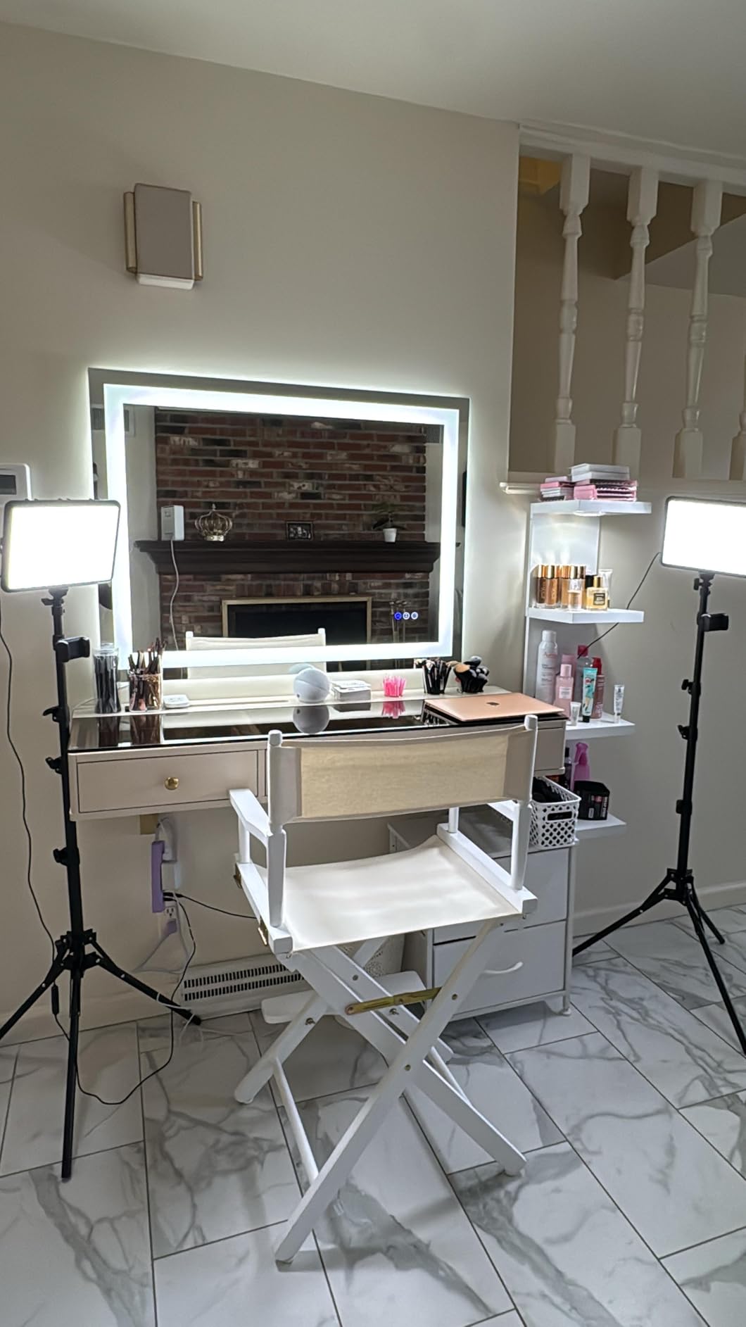 28x36 LED Lighted Bathroom Mirror for Vanity Wall customer photo 1
