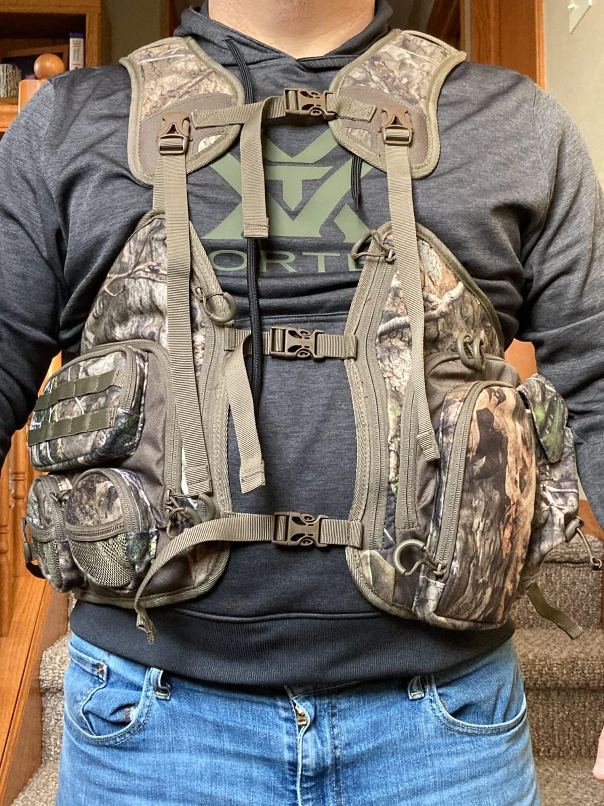 TR Turkey Vest for Hunting with Frame and Seat,Camo Hunting Vest with Kickstand,Memory Foam Cushion, Game Pouch & Multi-Pocket Storage Lightweight Adjustable Turkey Hunting Gear for Men Women customer photo 1