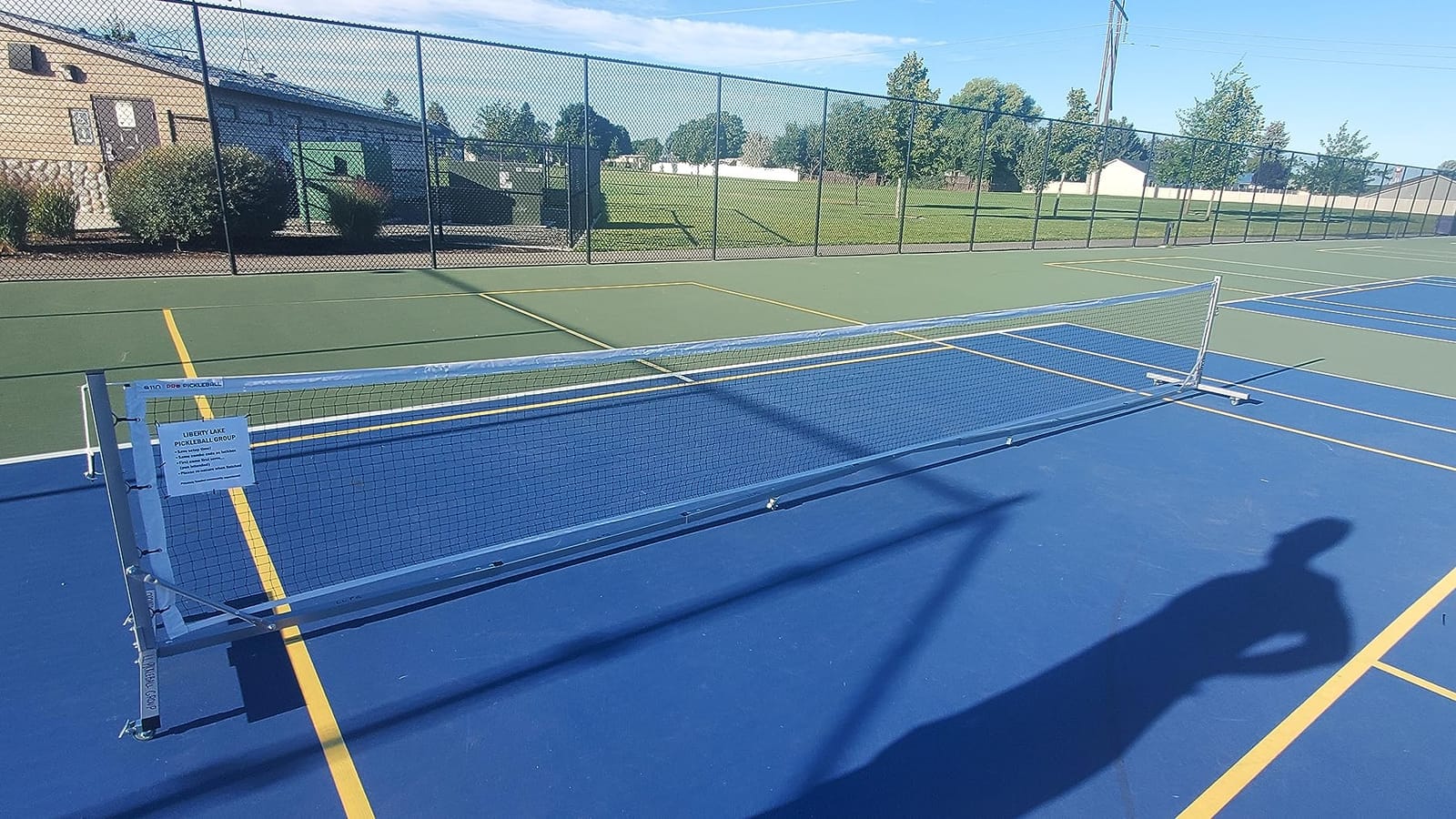 A11N SPORTS Pro Pickleball Net with Wheels, 22 FT Regulation Size customer photo 2