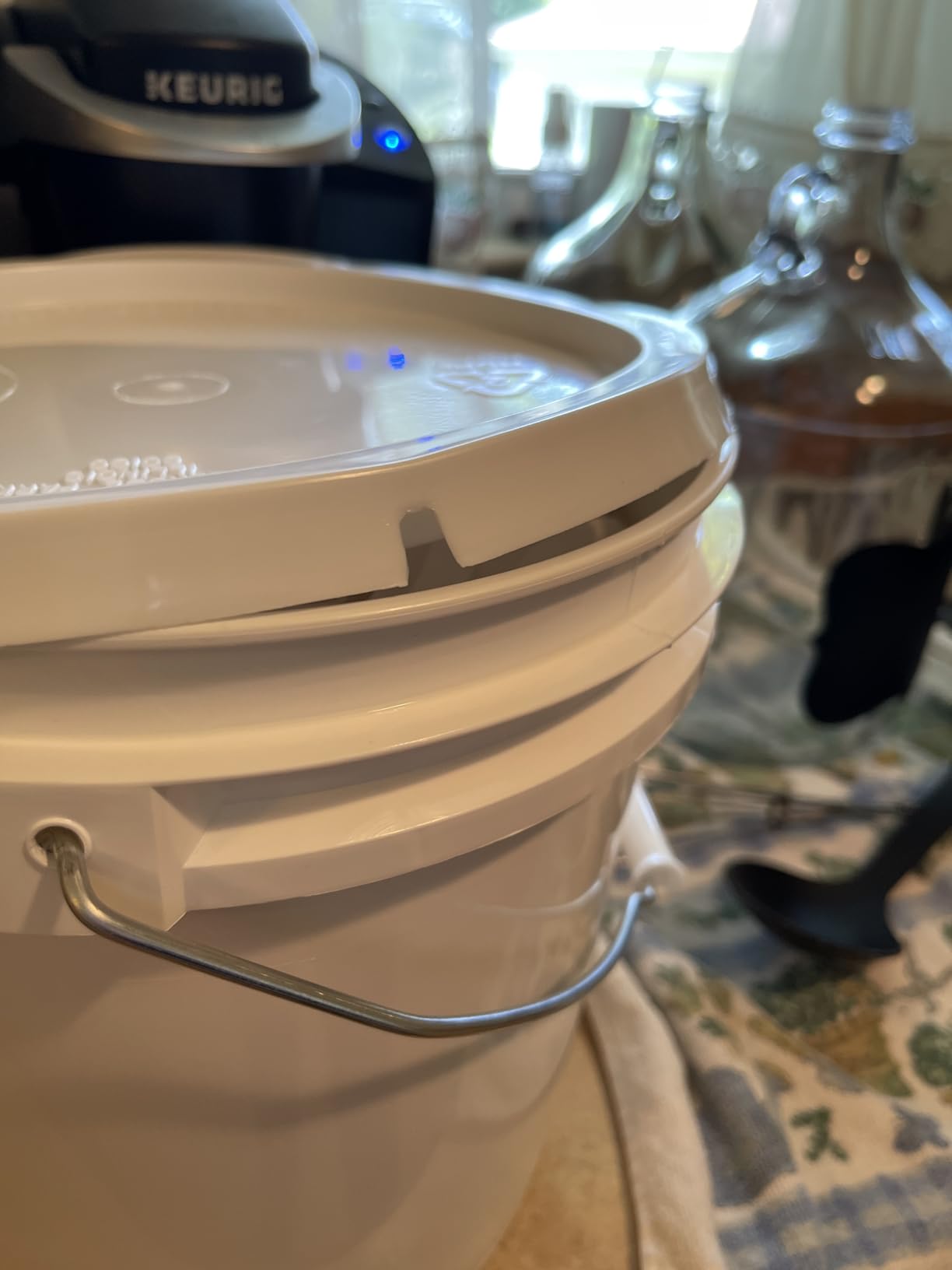 North Mountain Supply 2 Gallon Fermenting Bucket with 2-Piece Airlock customer photo 1