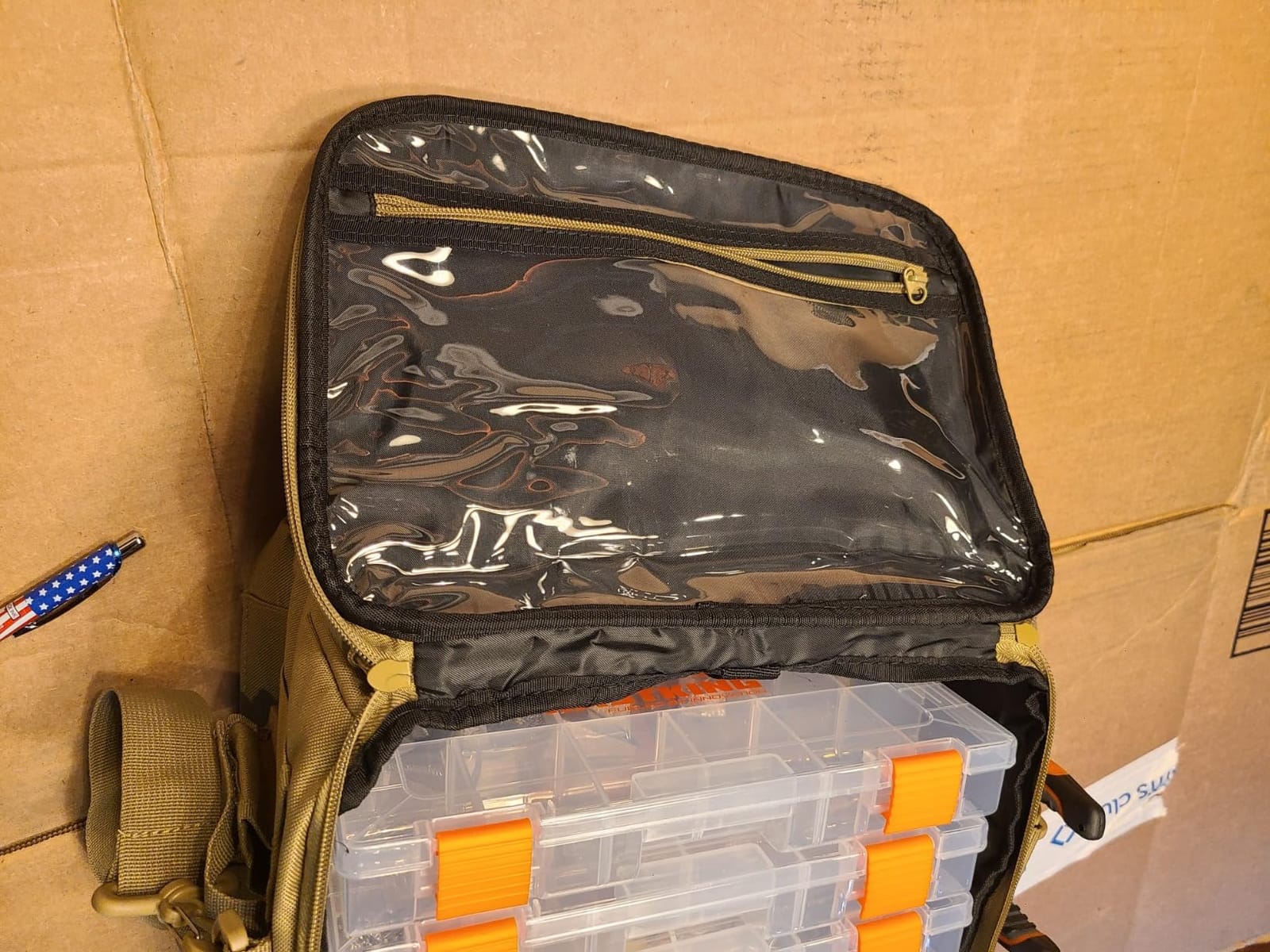 KastKing KarryAll Fishing Tackle Bag, Saltwater & Freshwater Gear Storage customer photo 1