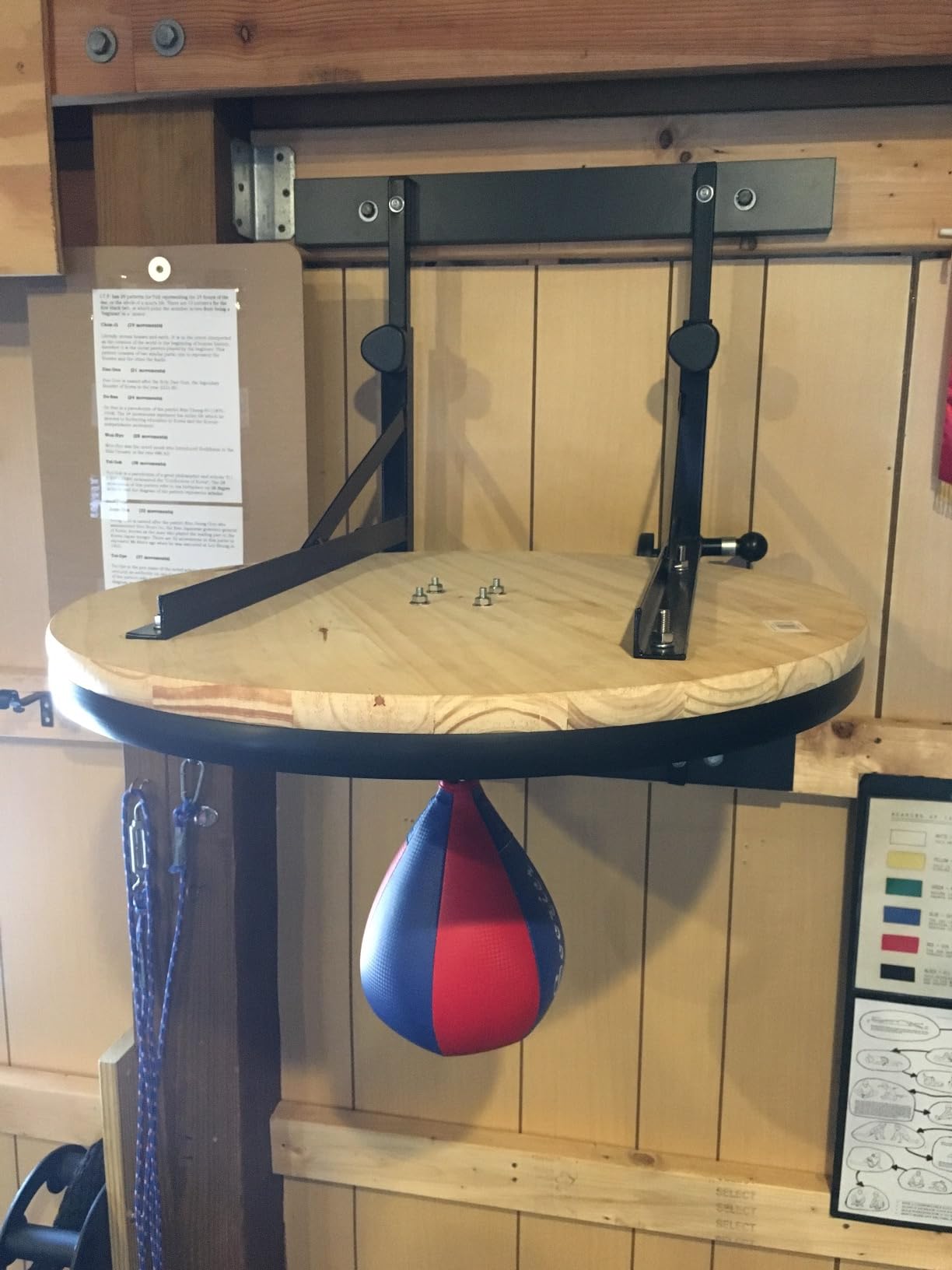 Soozier Adjustable Speed Bag Platform with 360-Degree Swivel 10'' Speedbag customer photo 2