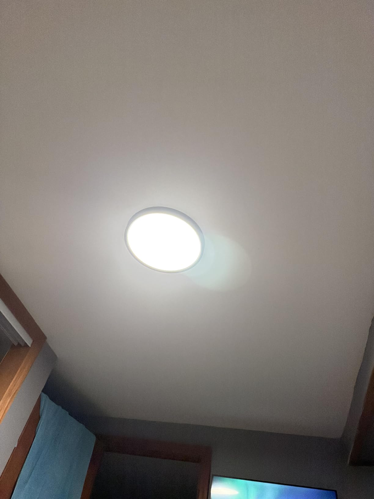 hykolity 12 Inch LED Round Flat Panel Light,3CCT,3000K/4000K/5000K | 24W Selectable CCT Edge-Lit Flush Mount Ceiling Light Fixture for Kitchen,Bedroom,Laundry and Closet Room,Black customer photo 2