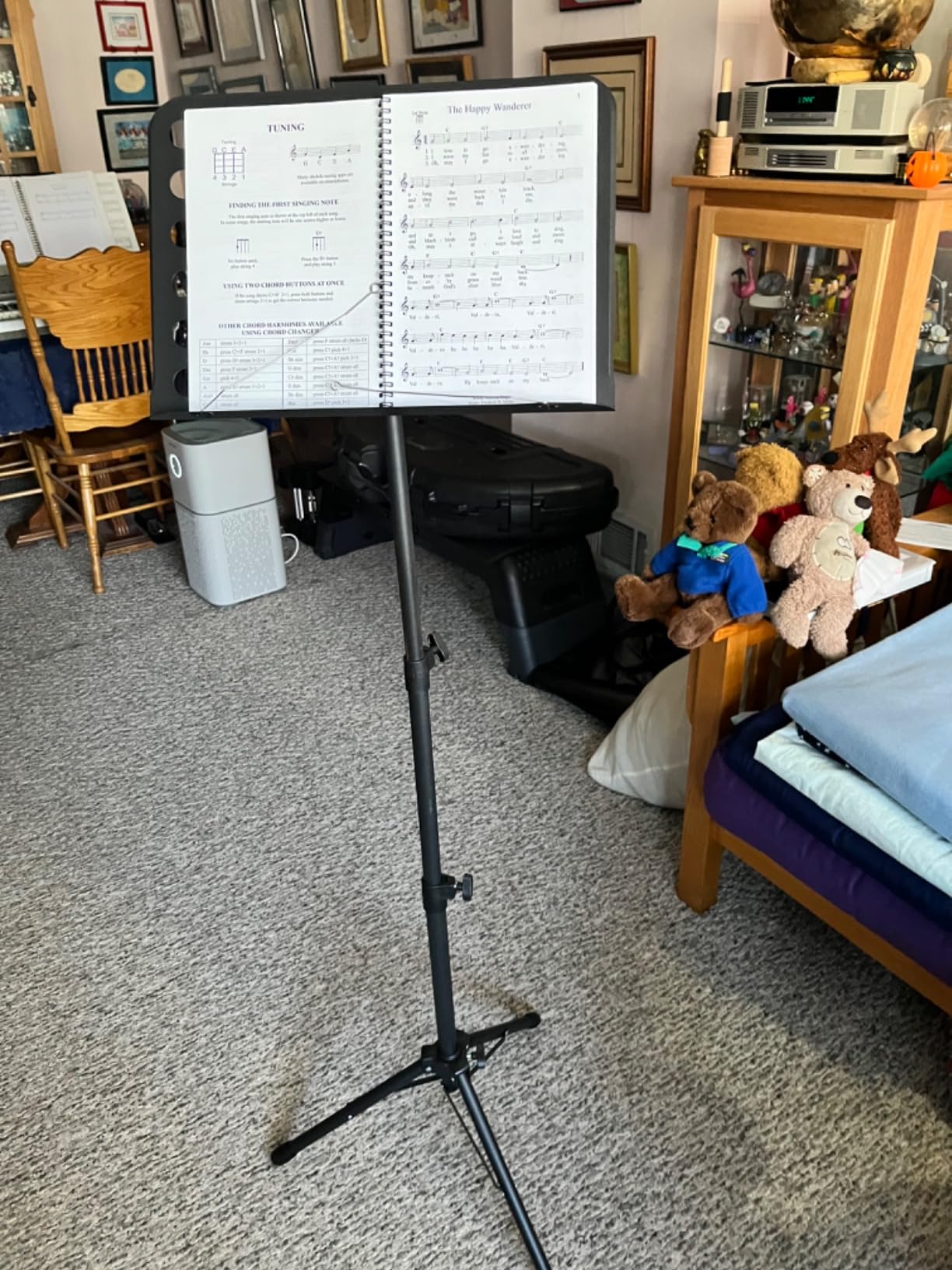 Mdvora 1/2/3 Pack Sheet Music Stand, with Carrying Bag customer photo 2