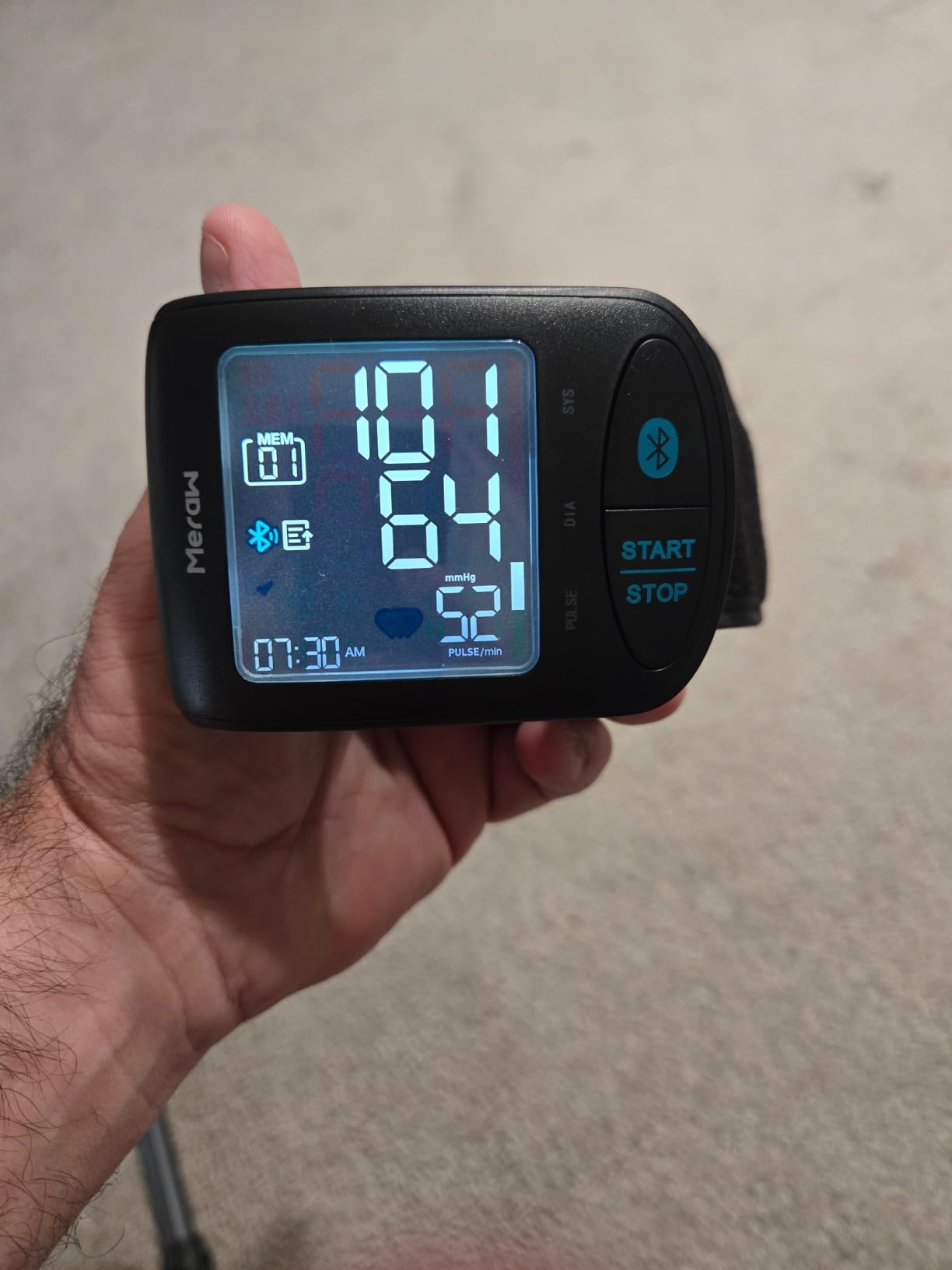 Meraw Blood Pressure Monitor Adult Cuff, Blood Pressure Cuff Monitor Wrist, Blood Pressure Machine Home Use 5.3-8.5