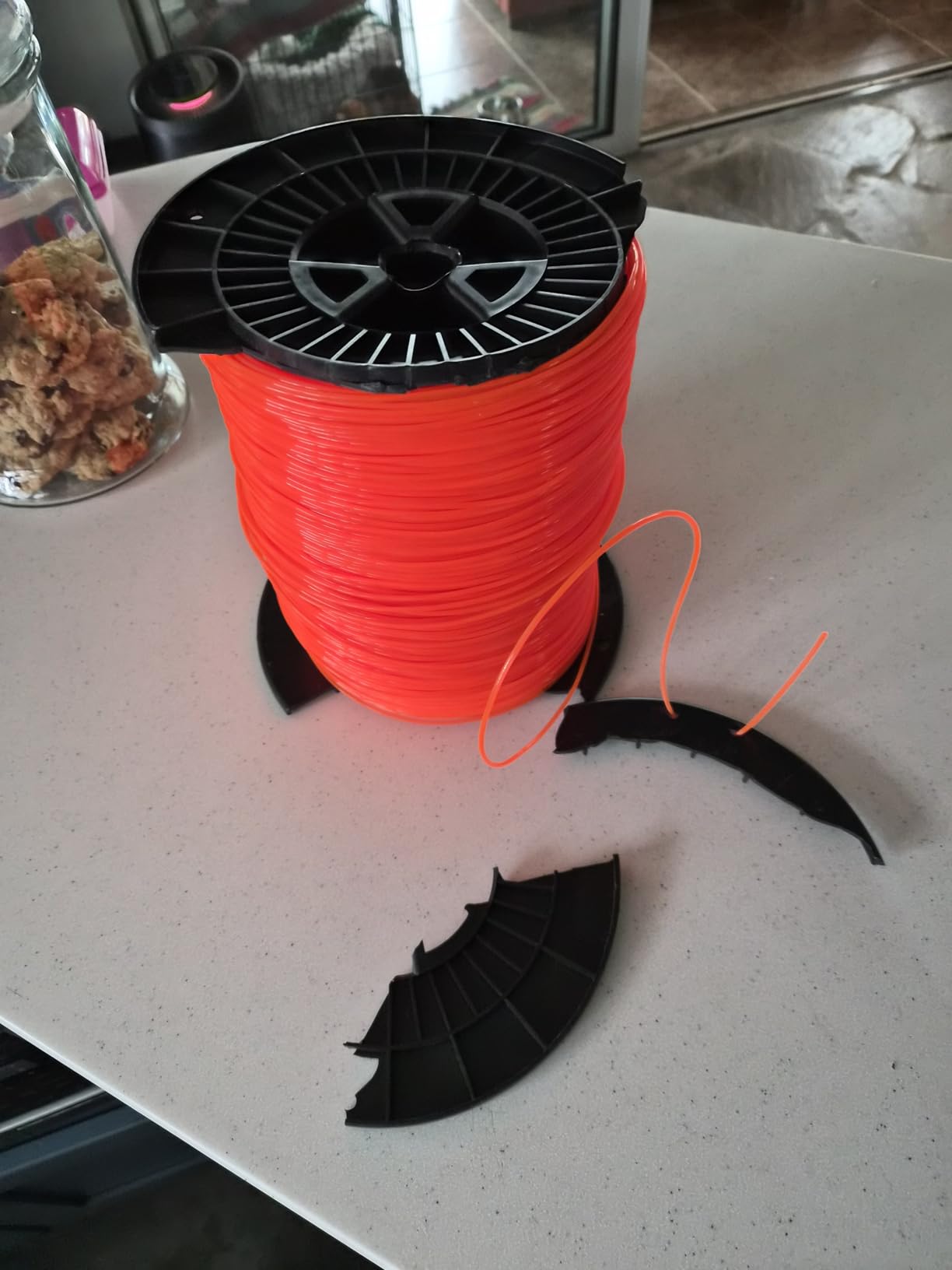 105 Trimmer Line, Heavy Duty Trimmer Line .105, 105 Weed Eater String, 0.105Inch-628Ft-3Lb String Trimmer Line .105, Commercial Grade Round 0.105 Inch String Trimmer Line Fits Most of String Trimmers customer photo 2
