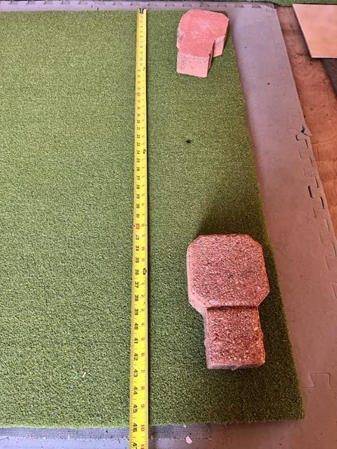 Golfguru Golf Mat, 5x4ft/5x5ft Dense Elite Golf Hitting Mats Practice with 10 Balls, 9 Tees, Heavy Duty Artificial Hitting Training Mat for Backyard Driving Chipping Indoor Outdoor Simulators customer photo 1