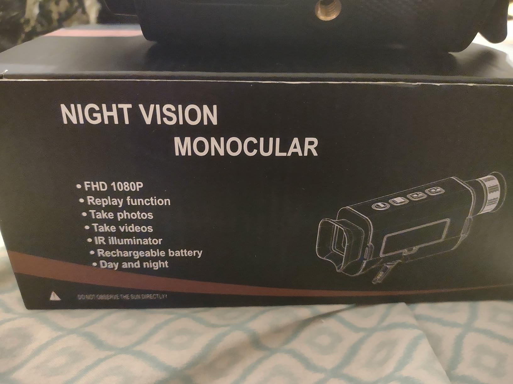 Upgraded Night Vision Monocular Digital Infrared Monocular Telescope for 100% Darkness with 8X Zoom 2000mAh Rechargeable Battery Tripod 32 GB SD Card & Card Reader, for Adult Hunting Camping customer photo 1