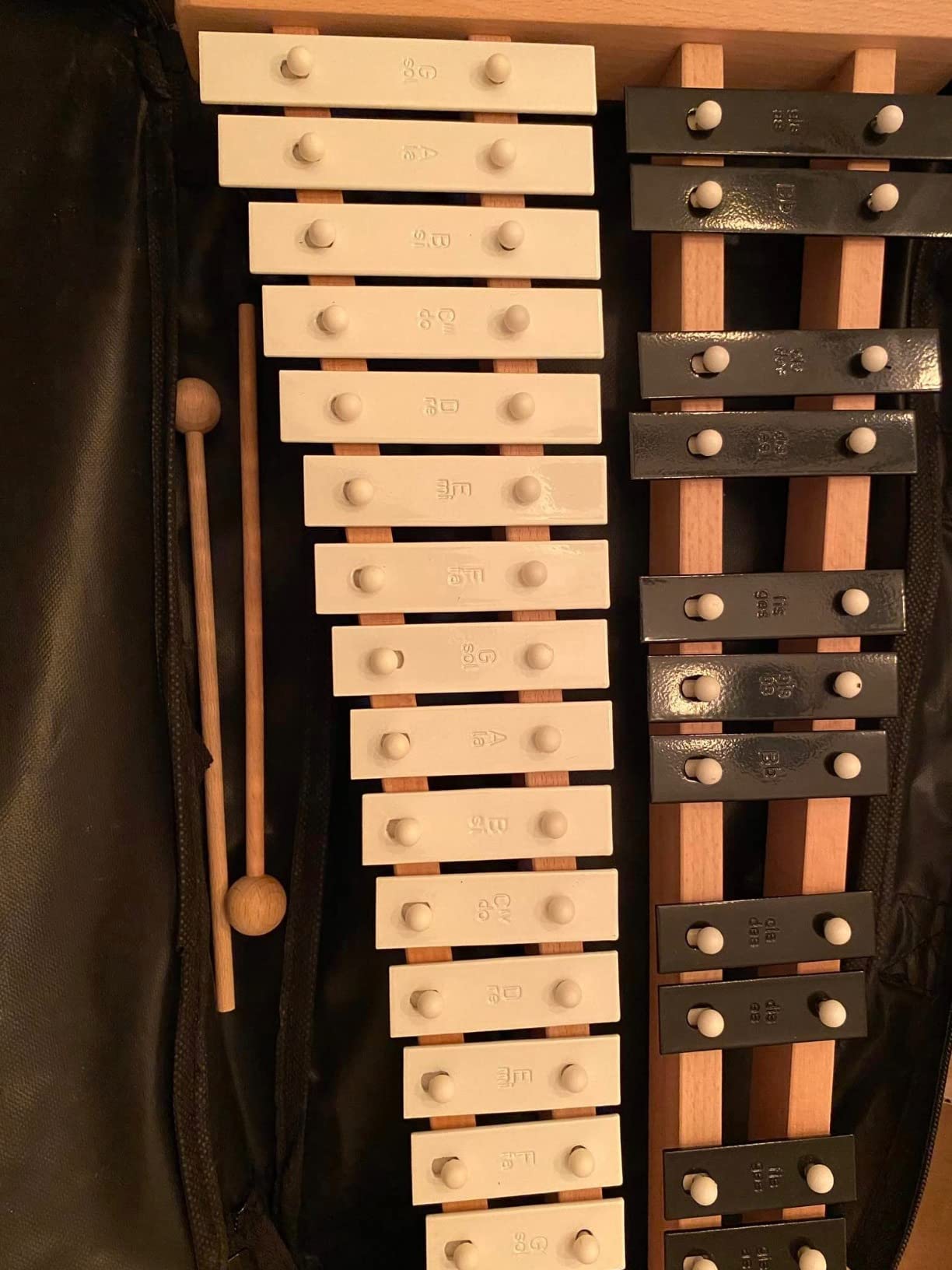 Glockenspiel Xylophone Full Size 27 Notes for Adults and Kids with 30 Songs customer photo 2