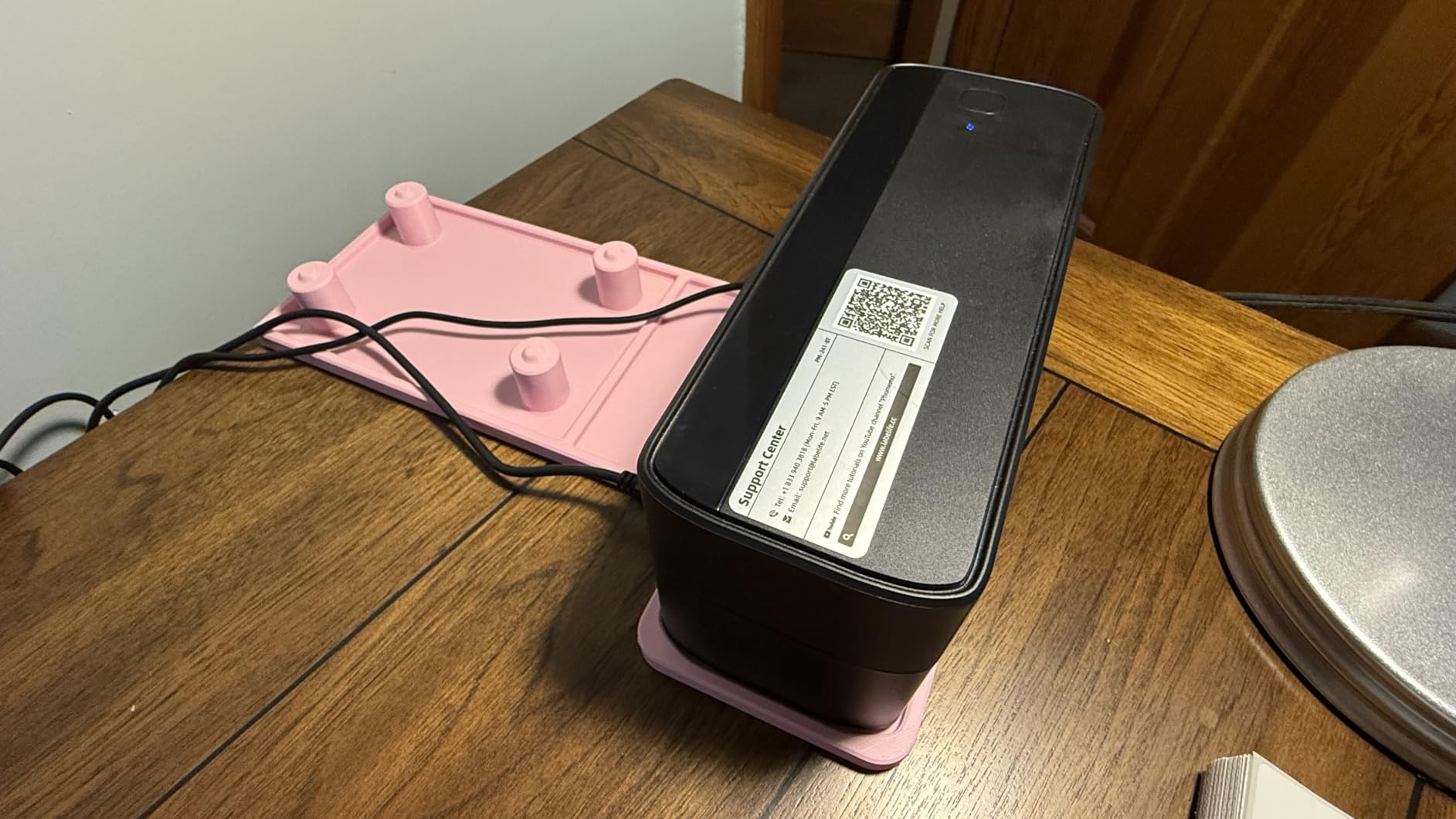 Phomemo Bluetooth Thermal Label Printer, 241BT 4X6 Shipping Label Printer | Wireless Label Printer for Small Business and Shipping Package, Compatible with iPhone, Android, Shopify, Amazon, USPS, Pink customer photo 1