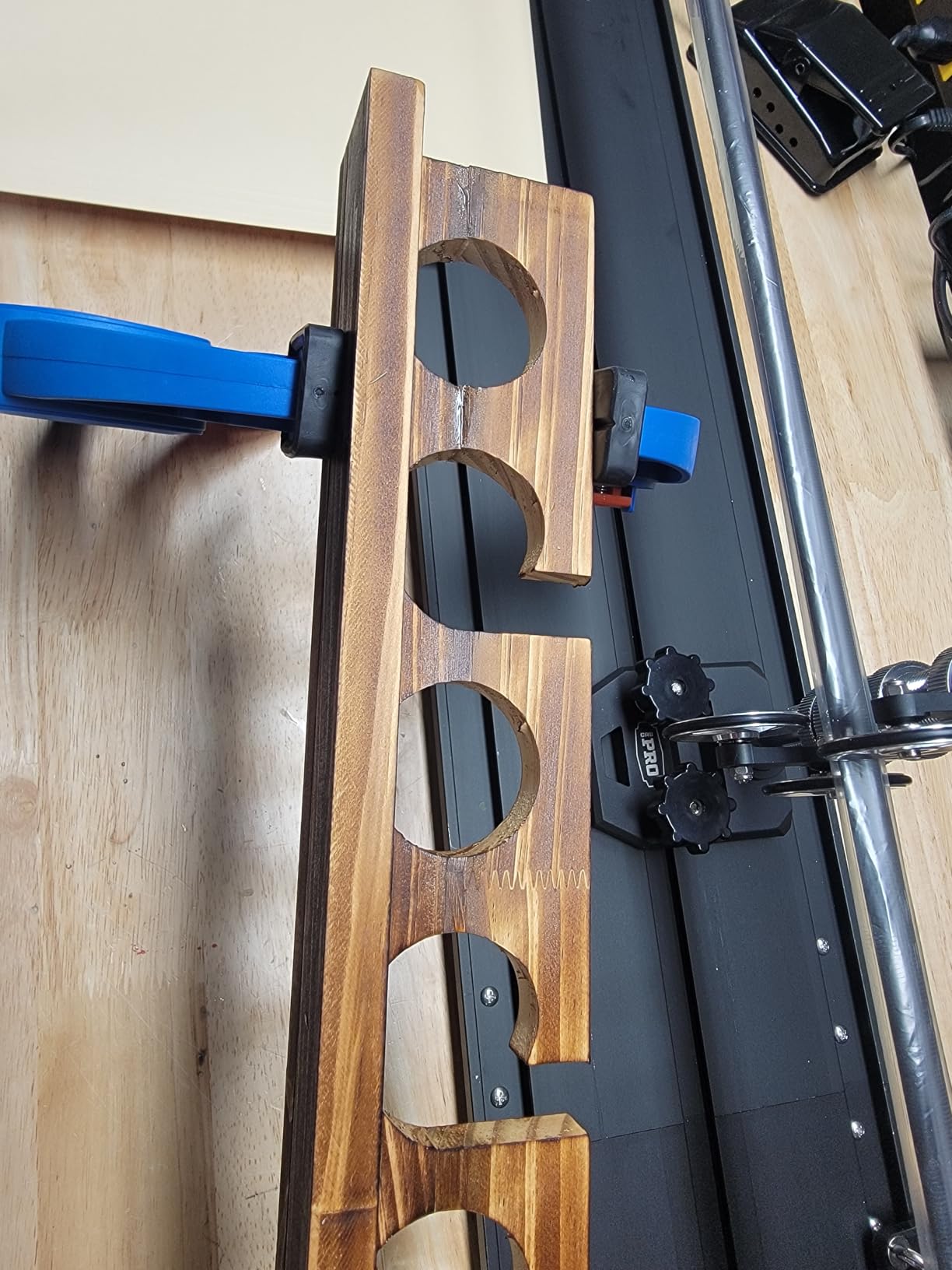 Ghosthorn Fishing Rod Holder,Wall or Ceiling Mounted Pole Rack Garage customer photo 2
