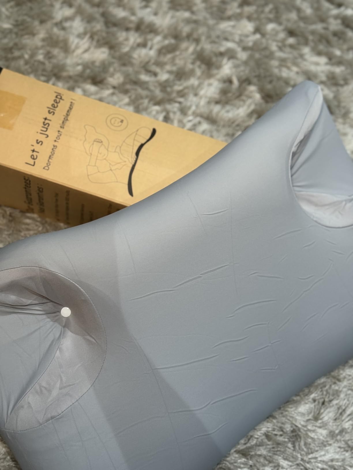 HSA/FSA CPAP Pillow for Side Sleeper, Sleep Apnea Pillow for Sleeping, CPAP Nasal Pillows Suit for All CPAP Masks User, Cervical Memory Foam Neck Support Pillow Relief Neck Pain for Side Back Sleepers customer photo 2