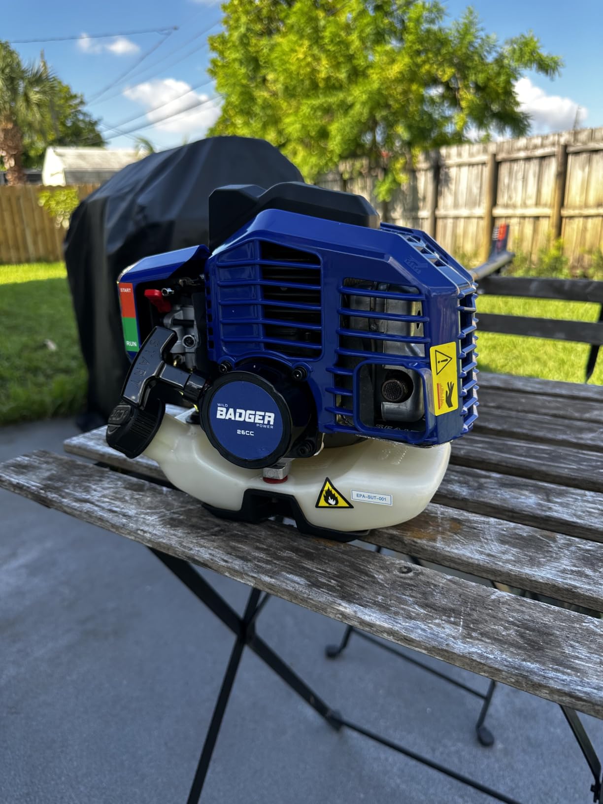 Wild Badger Power 26cc 2-Cycle Gas Weed Wacker, 4-in-1 Wheeled Edger Kit customer photo 2