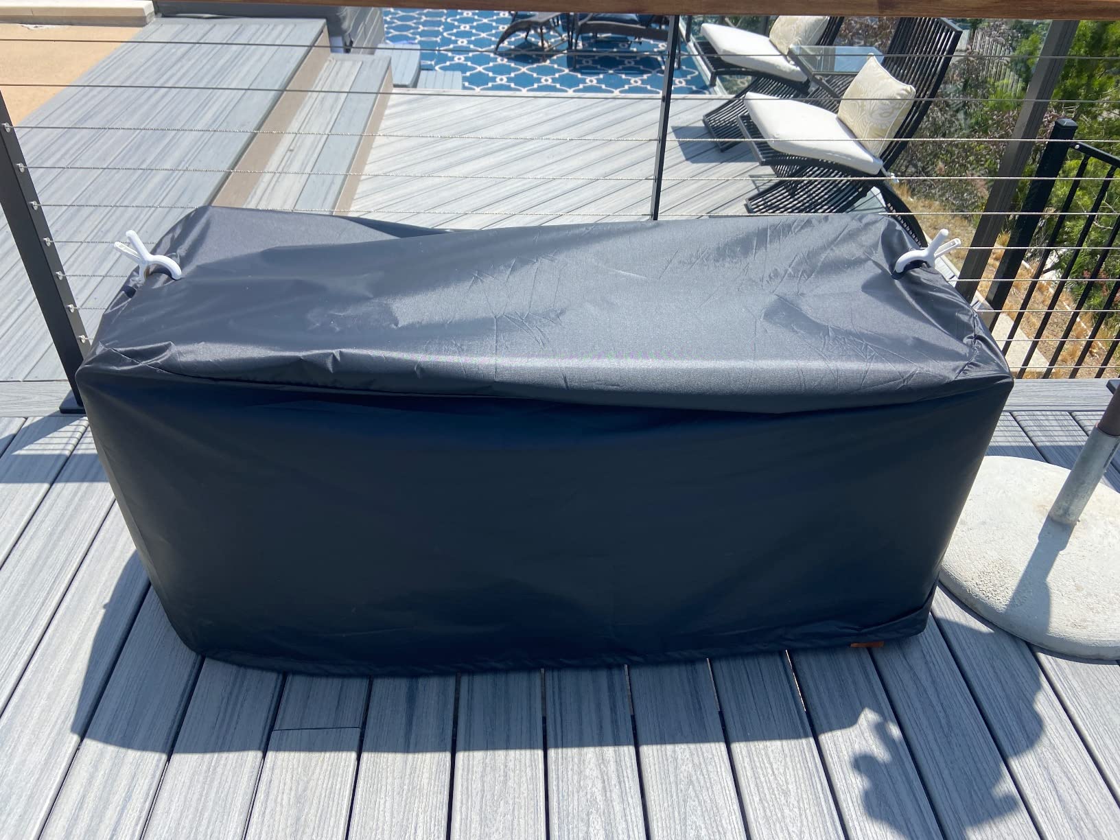 Waterproof Stock Tank Cover for 100 Gallon Stock Tank Oval customer photo 1