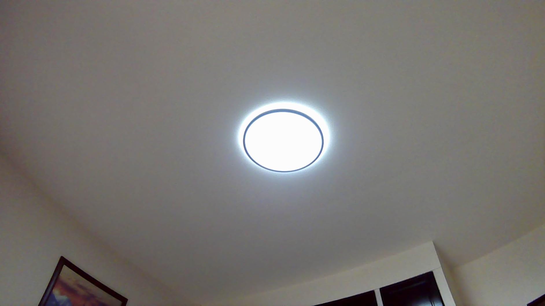 BLNAN Dimmable LED Flush Mount Ceiling Light Fixture with Remote Control, 12Inch 3000K-6500K Light Color Adjustable, Modern Ultra-Thin Ceiling Lamp for Bedroom Kitchen, Wired customer photo 2