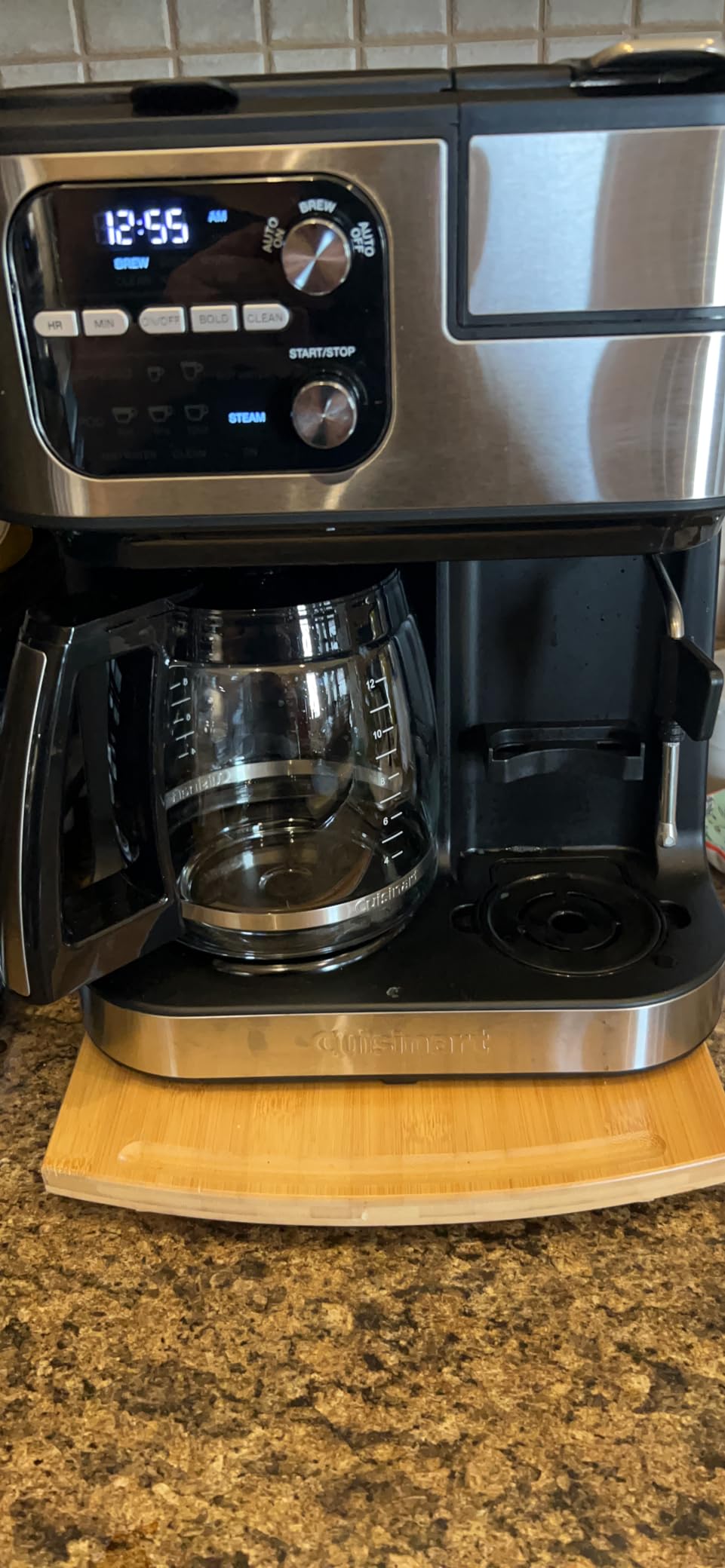 Cuisinart Coffee Center Barista Bar 4-in-1 Coffee Maker, Single-Serve Pods Compatible, Coffeemaker, Three Brewing Sizes, SS-4N1NAS, Black customer photo 1