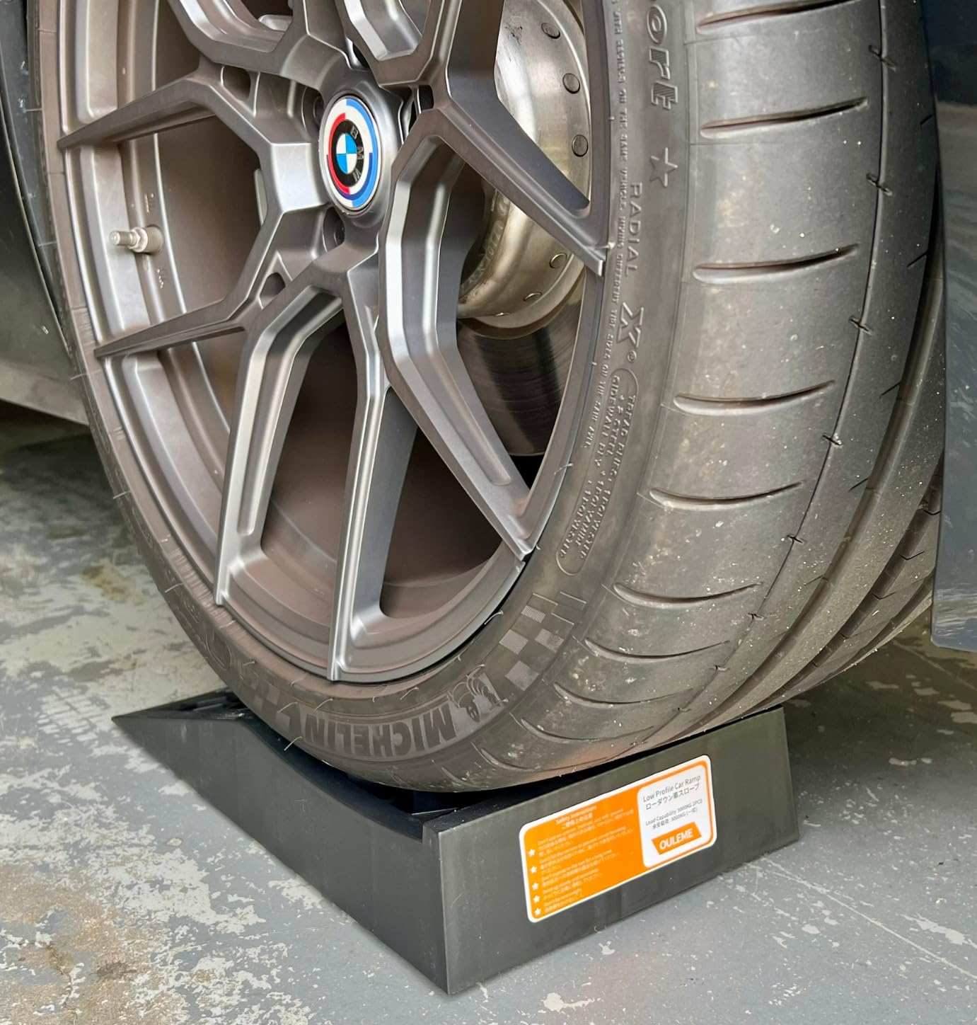 OULEME Low Profile Car Service Ramp, for Oil Changes & Maintenance, 2 Pack customer photo 1