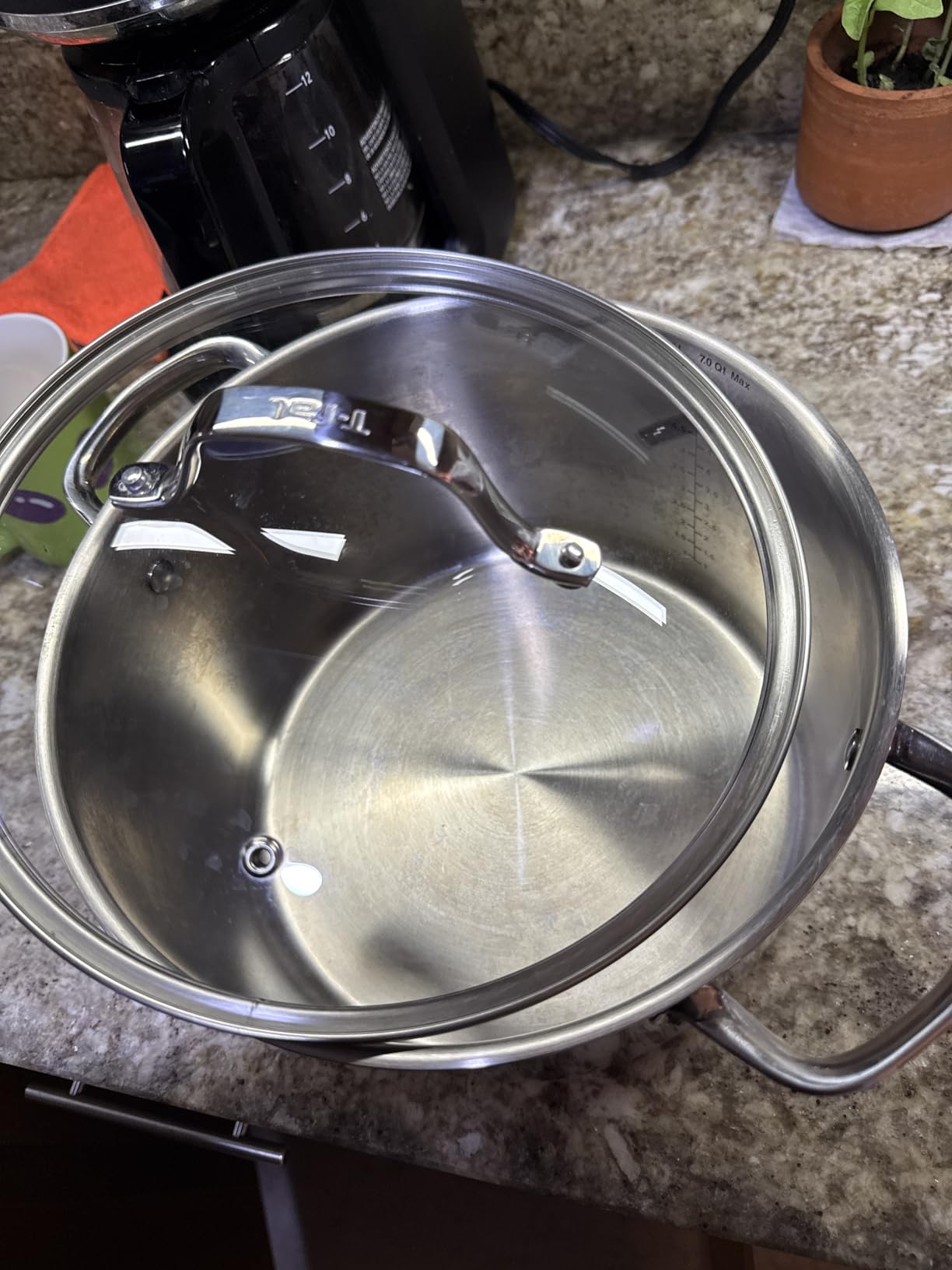 T-fal Stainless Steel Pots and Pans Set 11 Piece, Induction, Oven Broiler Safe 500F, Kitchen Cooking Set w/Fry Pans, Saucepans, Saute Pan, Steamer, Cookware, Dishwasher Safe, Silver customer photo 1