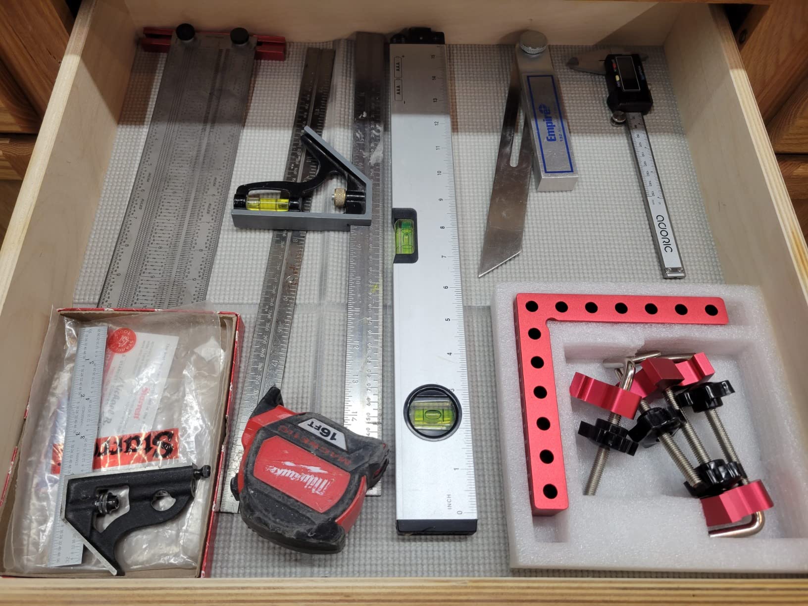 Shelf Liner for ToolBox Drawer: 5mm Thick Strong-Grip Non-Slip 24