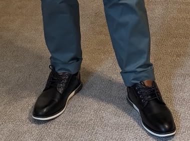 Bruno Marc Men's Dress Oxfords Casual Derby Sneakers | Breathable Perforated Synthetic Leather, Cushioned Insole, Shock-absorbent Outfit, Fit Boardrooms Bars Daily Wear & Events customer photo 1