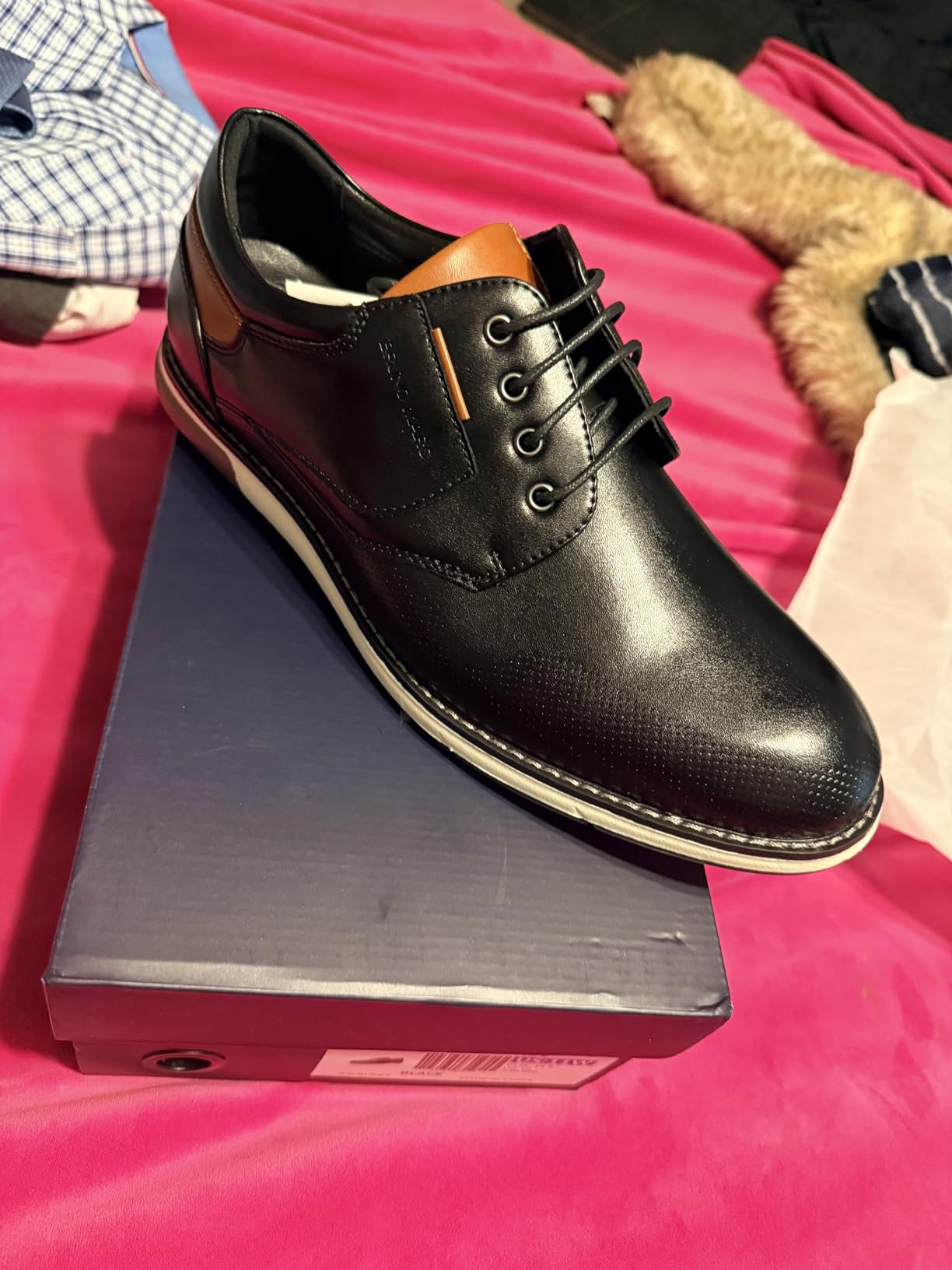 Bruno Marc Men's Dress Oxfords Casual Derby Sneakers customer photo 1
