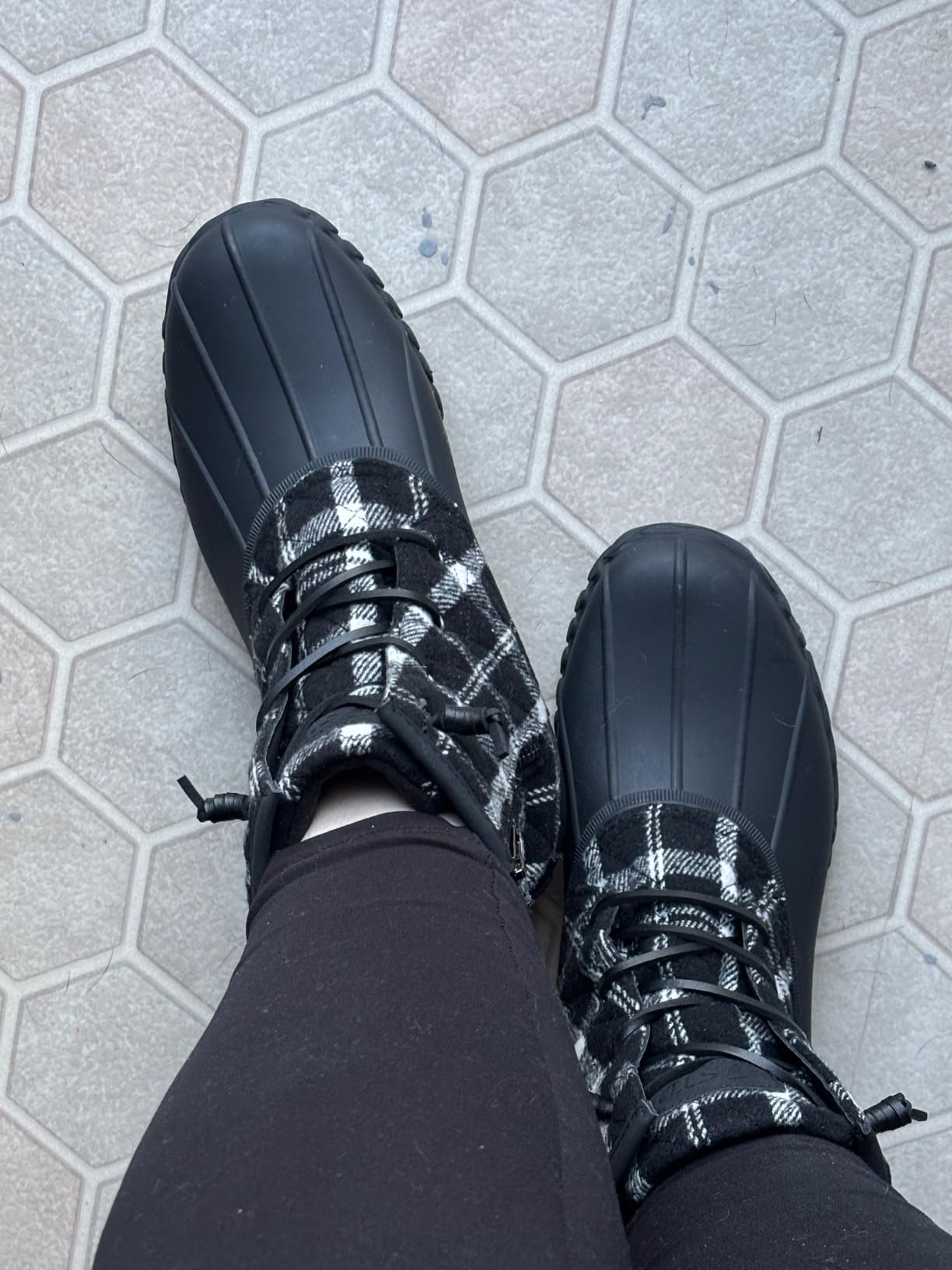 STQ Duck Boots for Women Waterproof Winter Boots Insulated Snow Boots customer photo 1