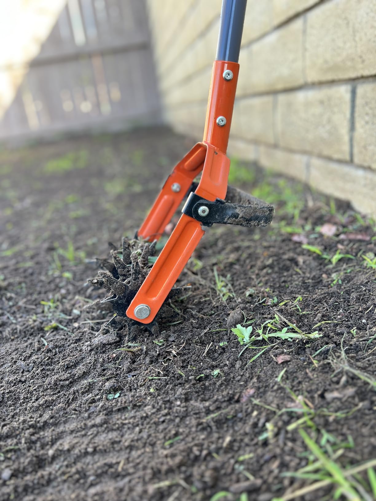 Rotary Cultivator Garden Tool, Hand Tiller & Stirrup Hoe Garden Weeder customer photo 2