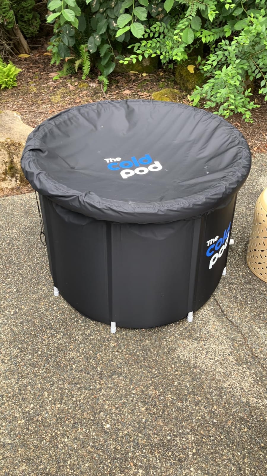 The Cold Pod Ice Bath Tub for Athletes XL: Cold Plunge Tub Outdoor with Cover,116 Gallons Portable Ice Bath Cold Water Therapy Plunge Pool,Large Ice Tub for Cold Dippers at Home customer photo 1