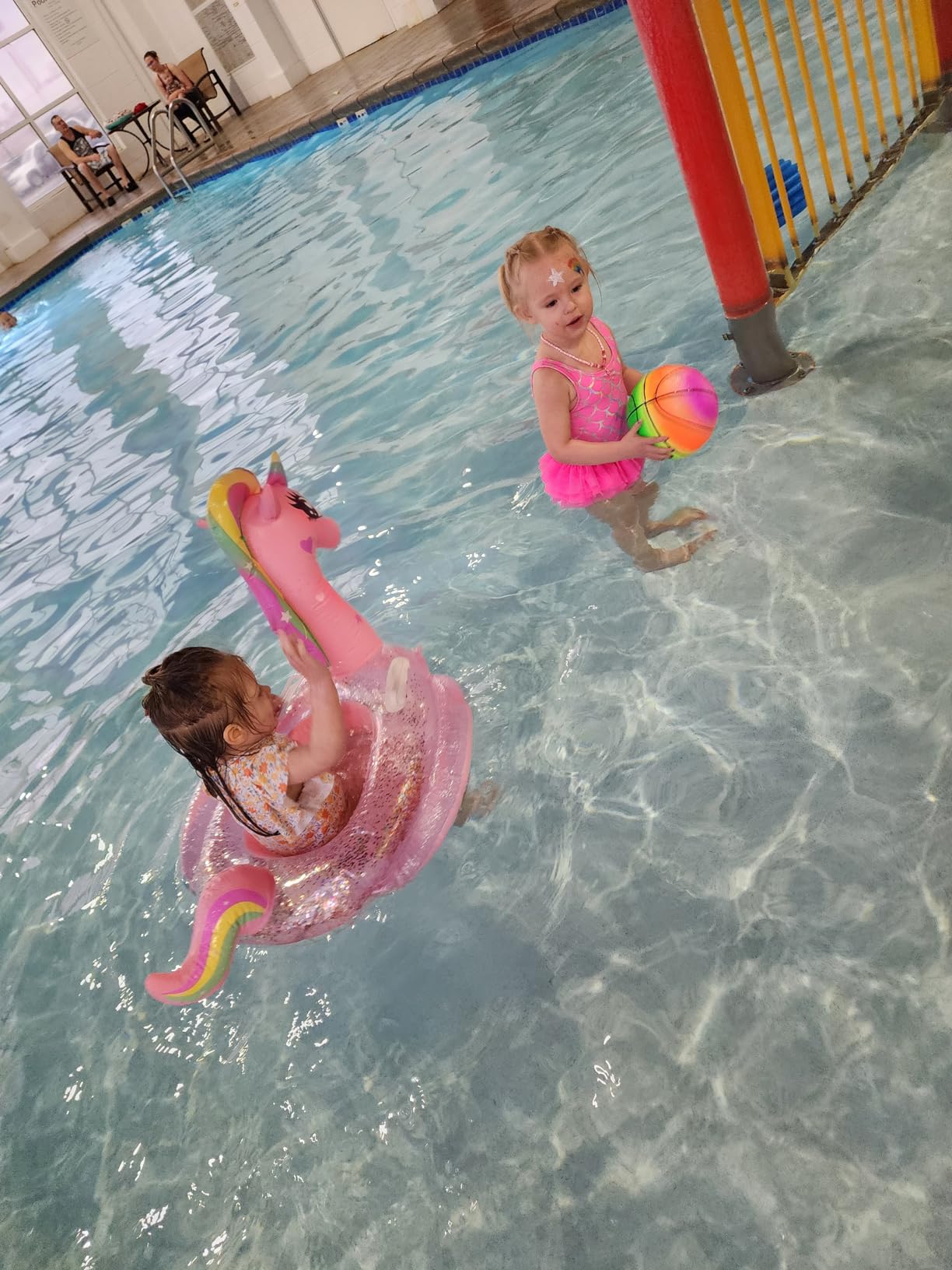 New Baby Swimming Pool Floats for Toddler Kids 8-48 Months Under 44lb, Inflatable Swim Ring Water Raft with Seat for Summer Beach Outdoor Children Infant Bath Toys customer photo 2