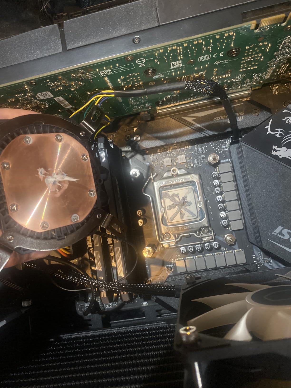 Cooler Master 360L Core AIO CPU Liquid Cooler – 360mm Radiator, 3X ARGB PWM Fans, Patented Gen S Dual-Chamber Pump, Quiet Cooling & Easy Installation, AMD AM5/AM4 & Intel LGA 1851/1700, Black | 360mm Radiator, 3X ARGB PWM Fans, Patented Gen S, Patented Gen S Dual-Chamber Pump, Quiet Cooling & Easy Installation customer photo 1
