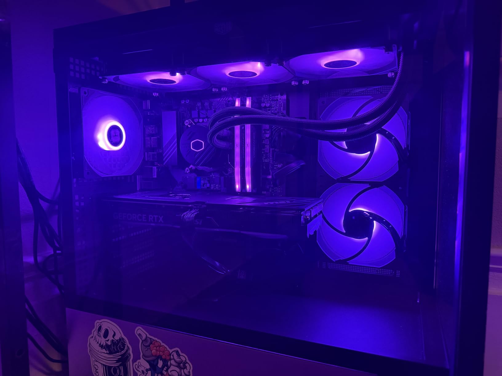 Cooler Master 360L Core AIO CPU Liquid Cooler – 360mm Radiator, 3X ARGB PWM Fans, Patented Gen S Dual-Chamber Pump, Quiet Cooling & Easy Installation, AMD AM5/AM4 & Intel LGA 1851/1700, Black | 360mm Radiator, 3X ARGB PWM Fans, Patented Gen S, Patented Gen S Dual-Chamber Pump, Quiet Cooling & Easy Installation customer photo 2