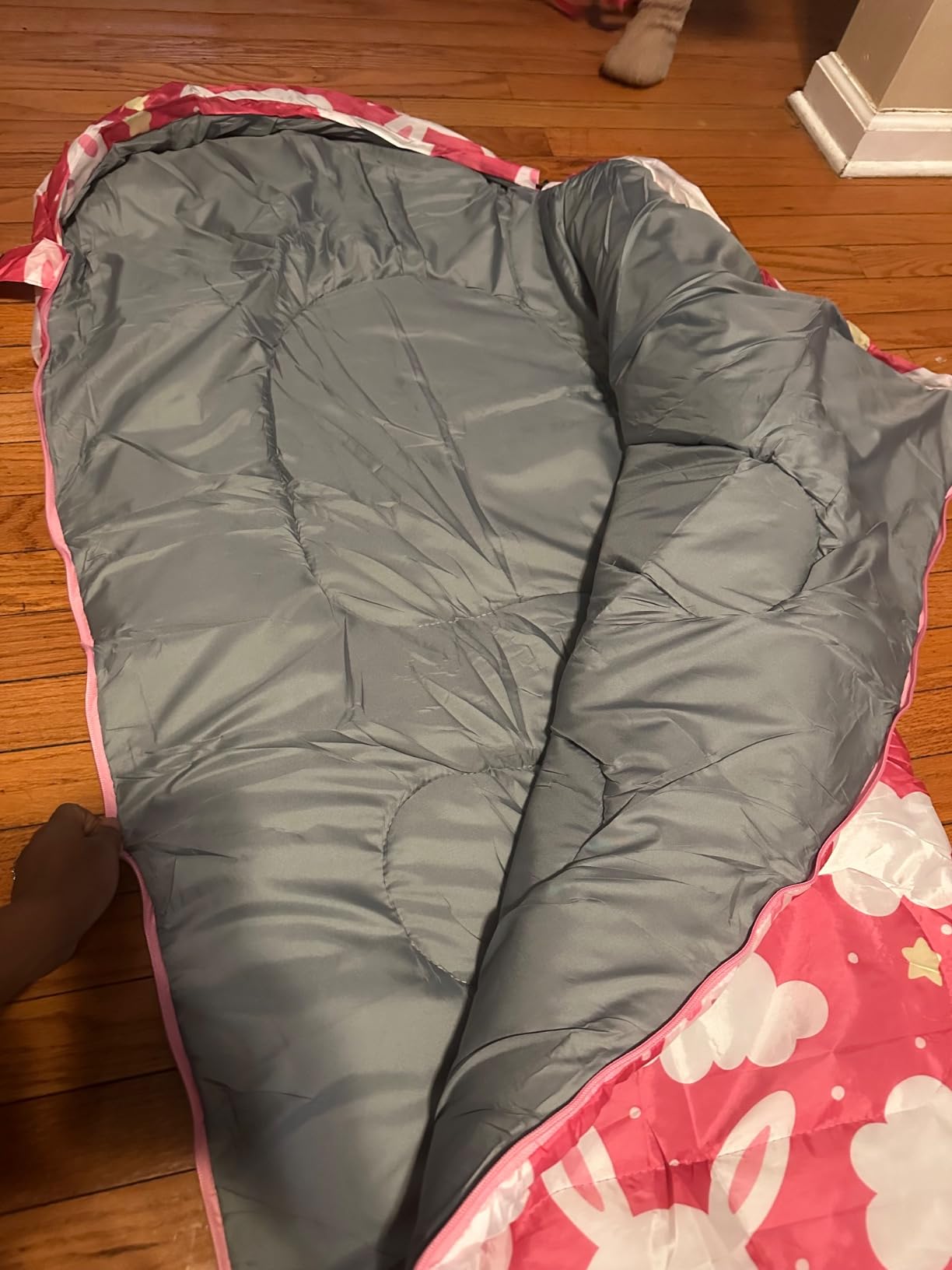 Kids Sleeping Bags - Camping Sleeping Bags with Carry Bag - Compact Sleeping Bag for Hiking, Backpacking 3 Season Warm & Cool Weather, Lightweight Waterproof Outdoor Travel for Boys Girls customer photo 2