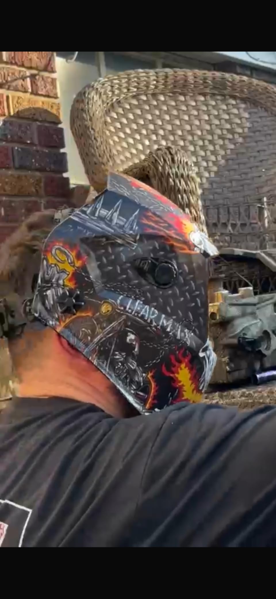 ARCCAPTAIN Welding Helmet Auto Darkening, 1/25000s Response, Shade 4/9-13 customer photo 1