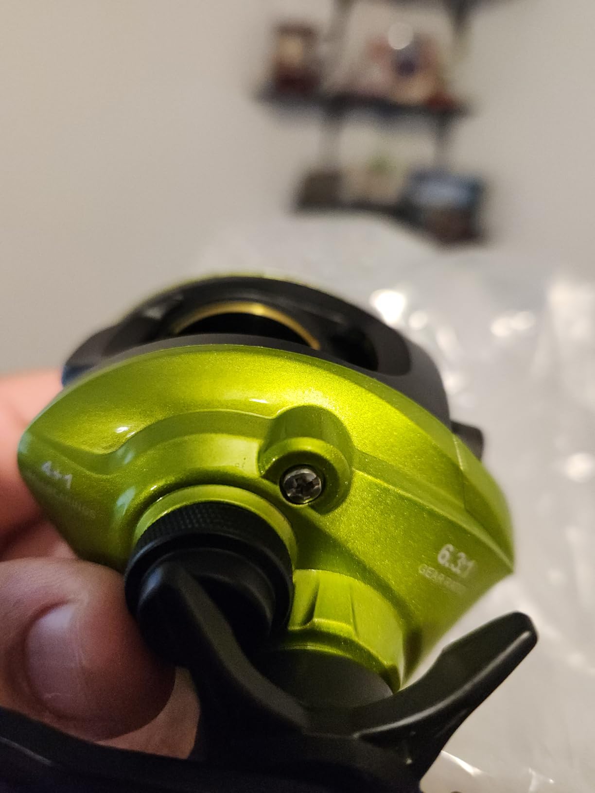 Sougayilang Baitcaster Combo, IM7 Graphite 2Pc Blank Rods,M/MH Power,EVA Handle & Stainless Steel Guides，7.1:1 Gear Ratio, 18LB Drag for Bass, Walleye, Pike customer photo 2