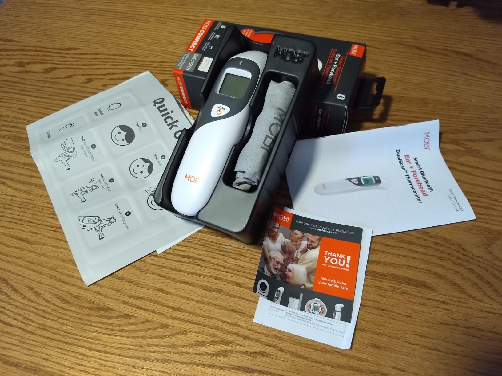 MOBI Connect Ear and Forehead Thermometer customer photo 1