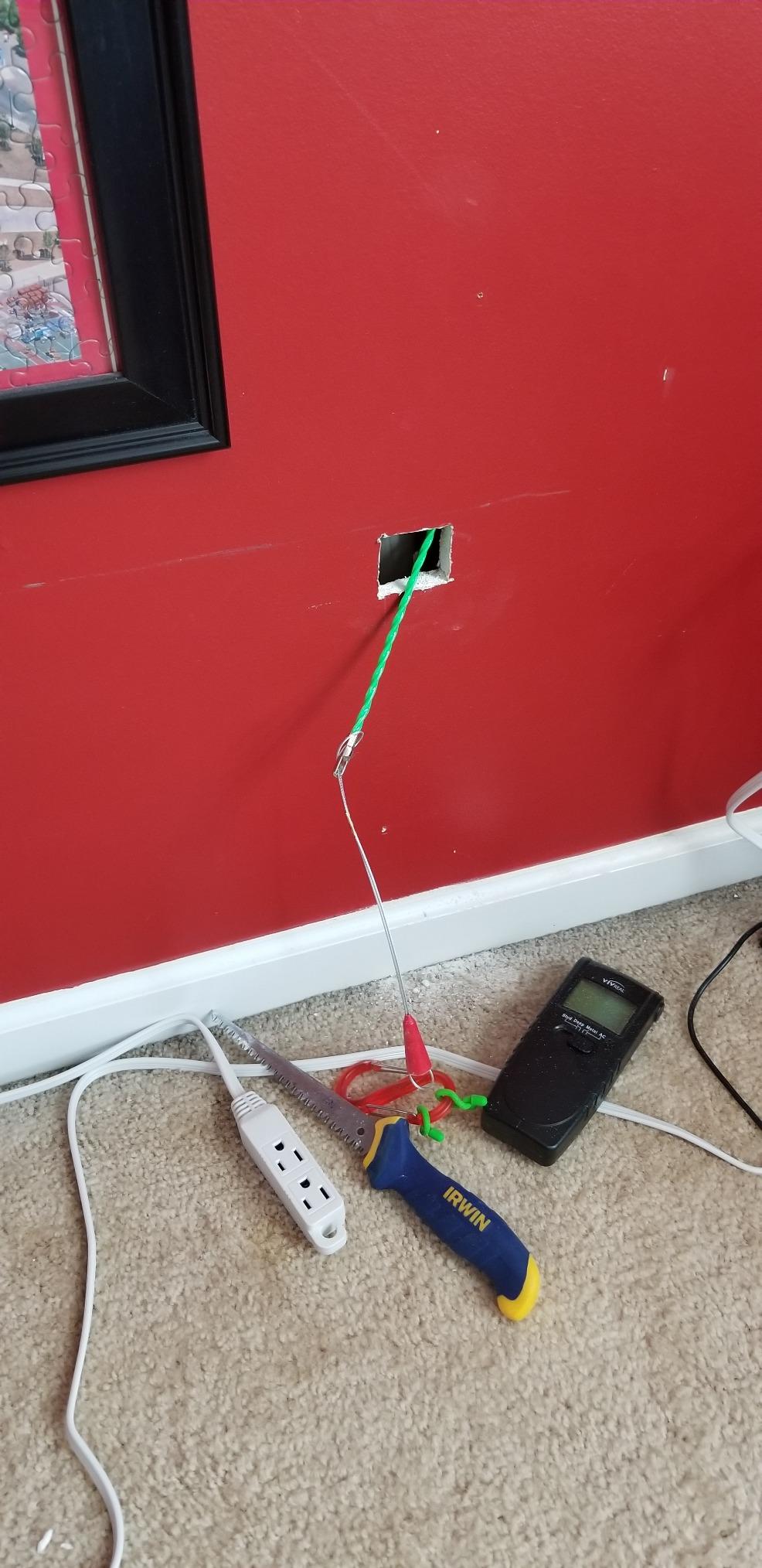 Fish Tape Wire Puller Through Wall Wire Threader Fish plus Fish Cable Fastener with Steel rope 32FT(4mm 10M) customer photo 1