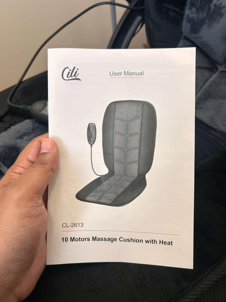 Vibration Massage Chair Pad, Back Massager with Heat, Massage Seat Cushion customer photo 2
