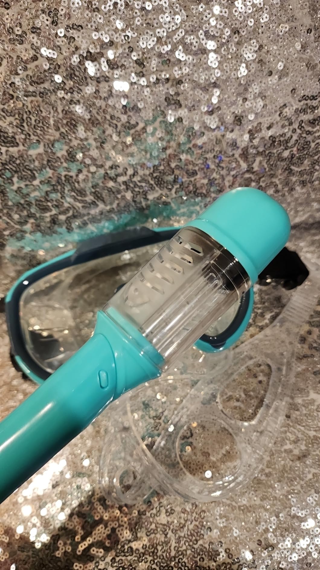Seovediary Kids Snorkel Set, Tempered Glass Anti-Fog Dry Top Mask Ages 4-16 customer photo 2