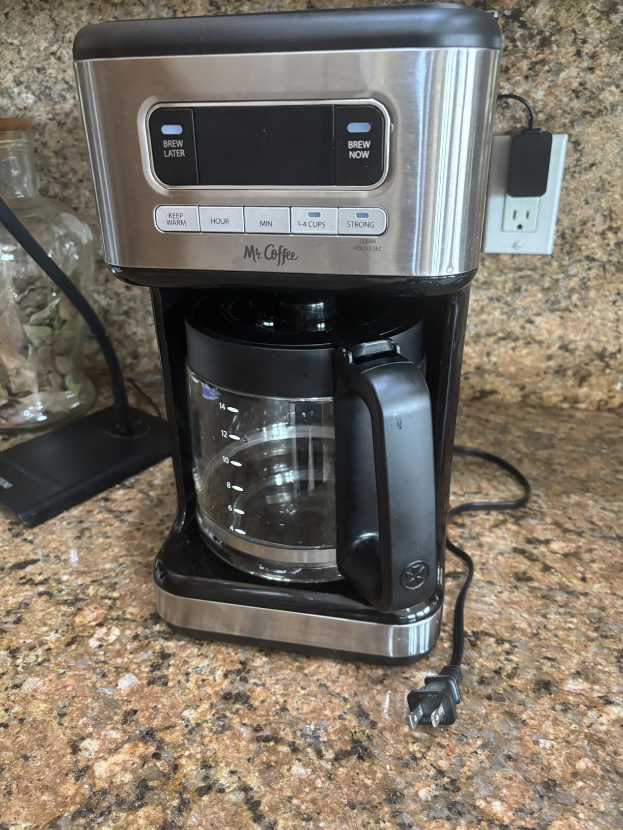 Mr. Coffee 14 Cup Programmable Coffee Maker Stainless Steel customer photo 2
