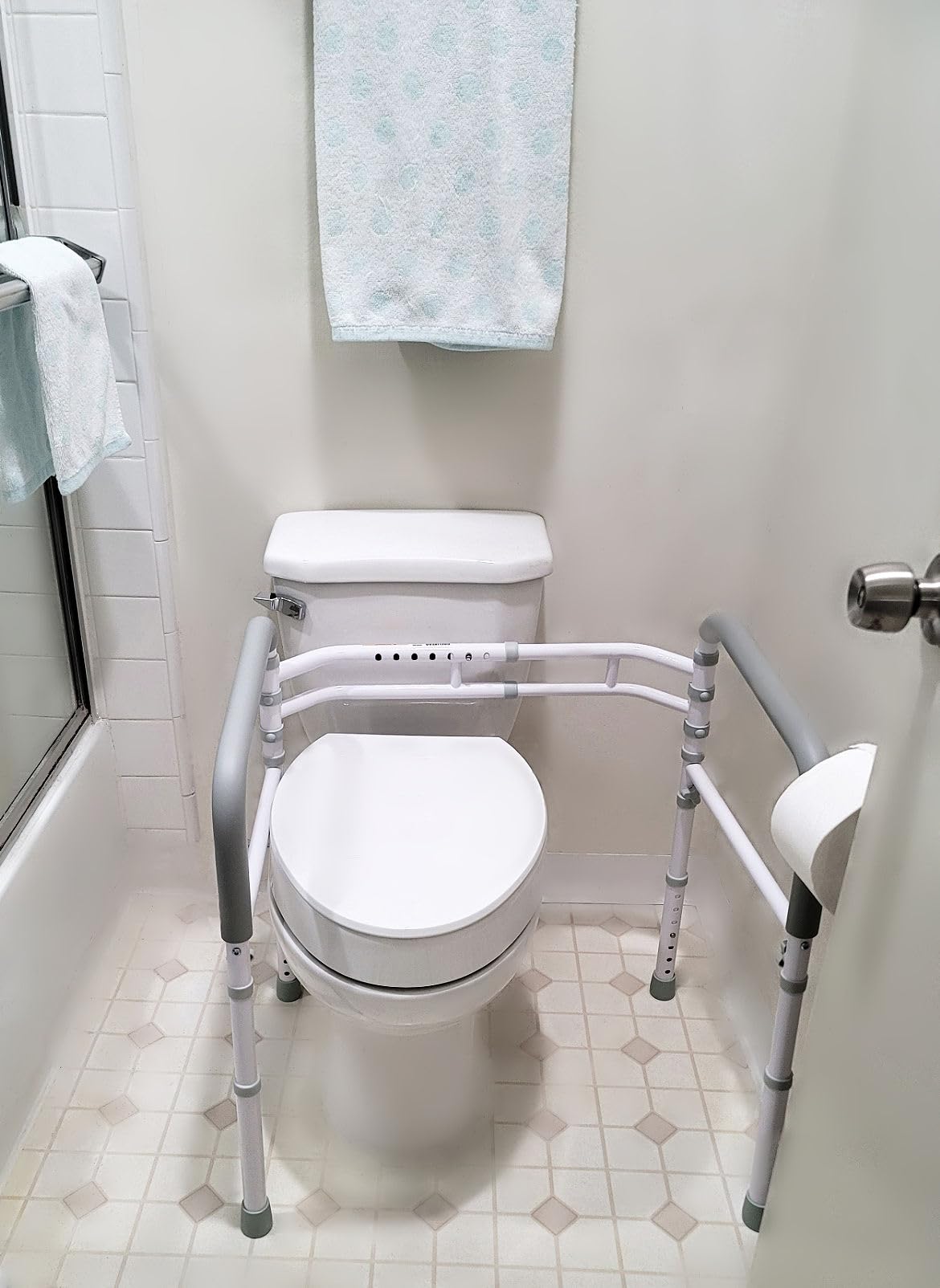 Toilet Safety Rails (350 LB), Toilet Handle Frame for Elderly customer photo 1