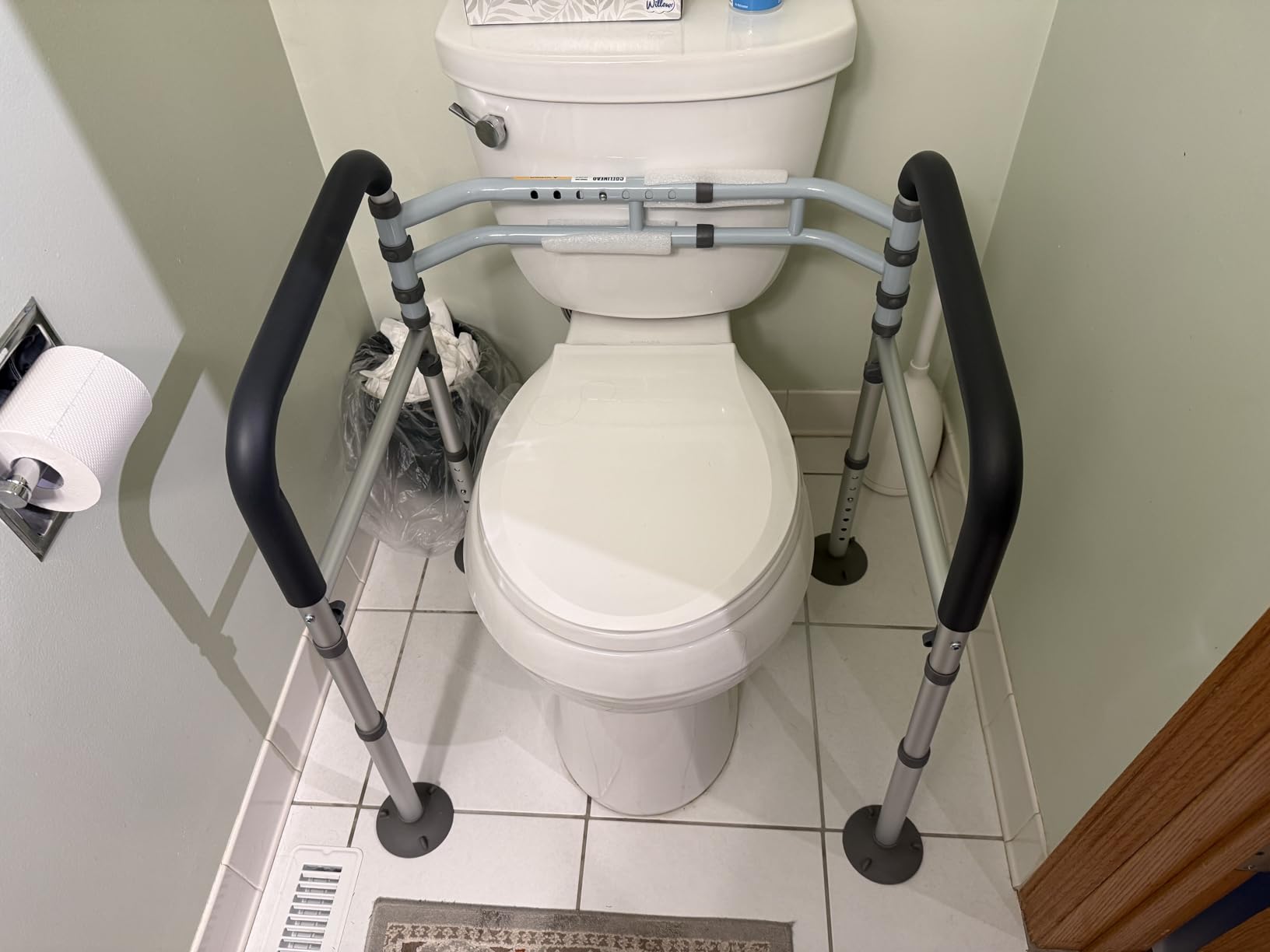 Toilet Safety Rails (350 LB), Toilet Handle Frame for Elderly customer photo 2