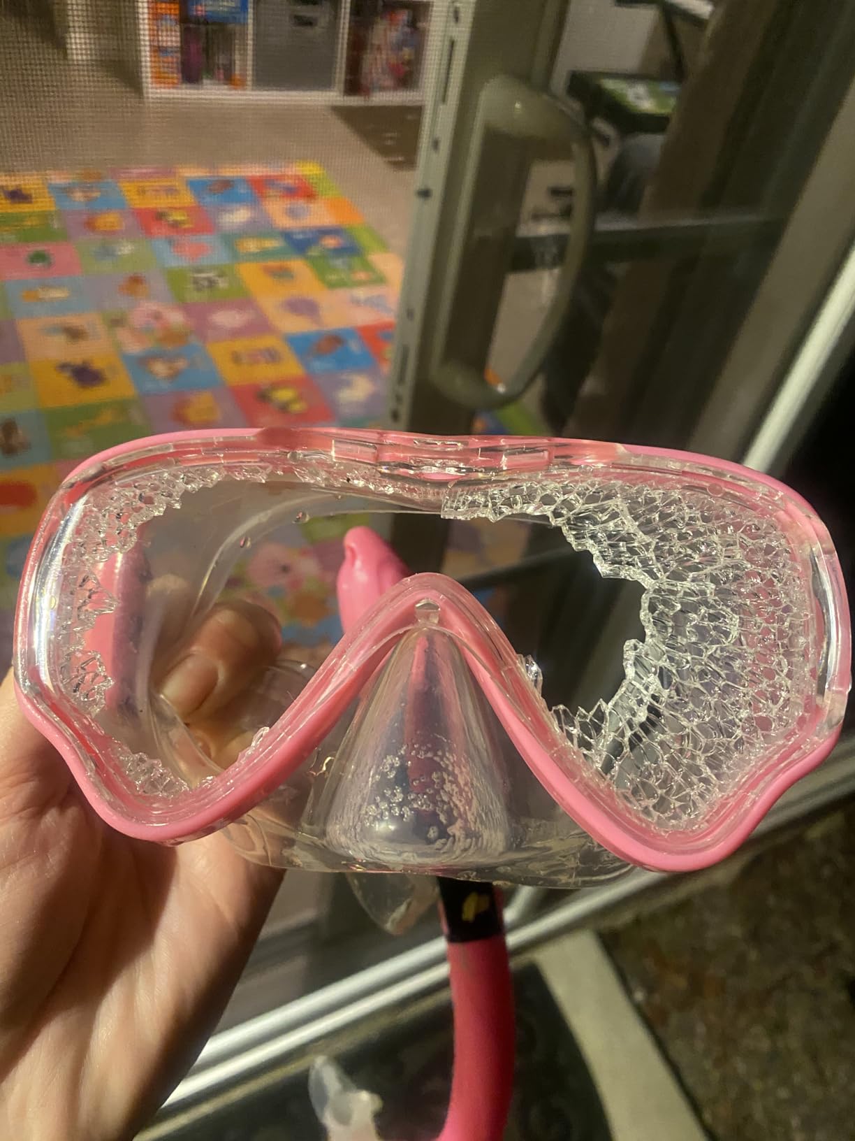 UPhitnis Kids Dry Top Snorkel Set, Diving Mask Snorkeling Gear for Age 4-14 customer photo 2