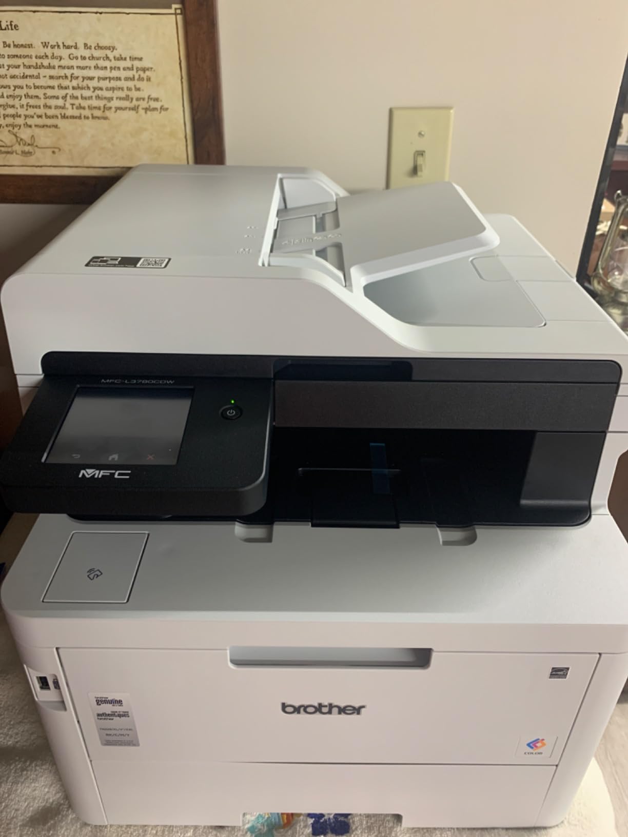 Brother MFC-L3780CDW Wireless Digital Color All-in-One Printer customer photo 1