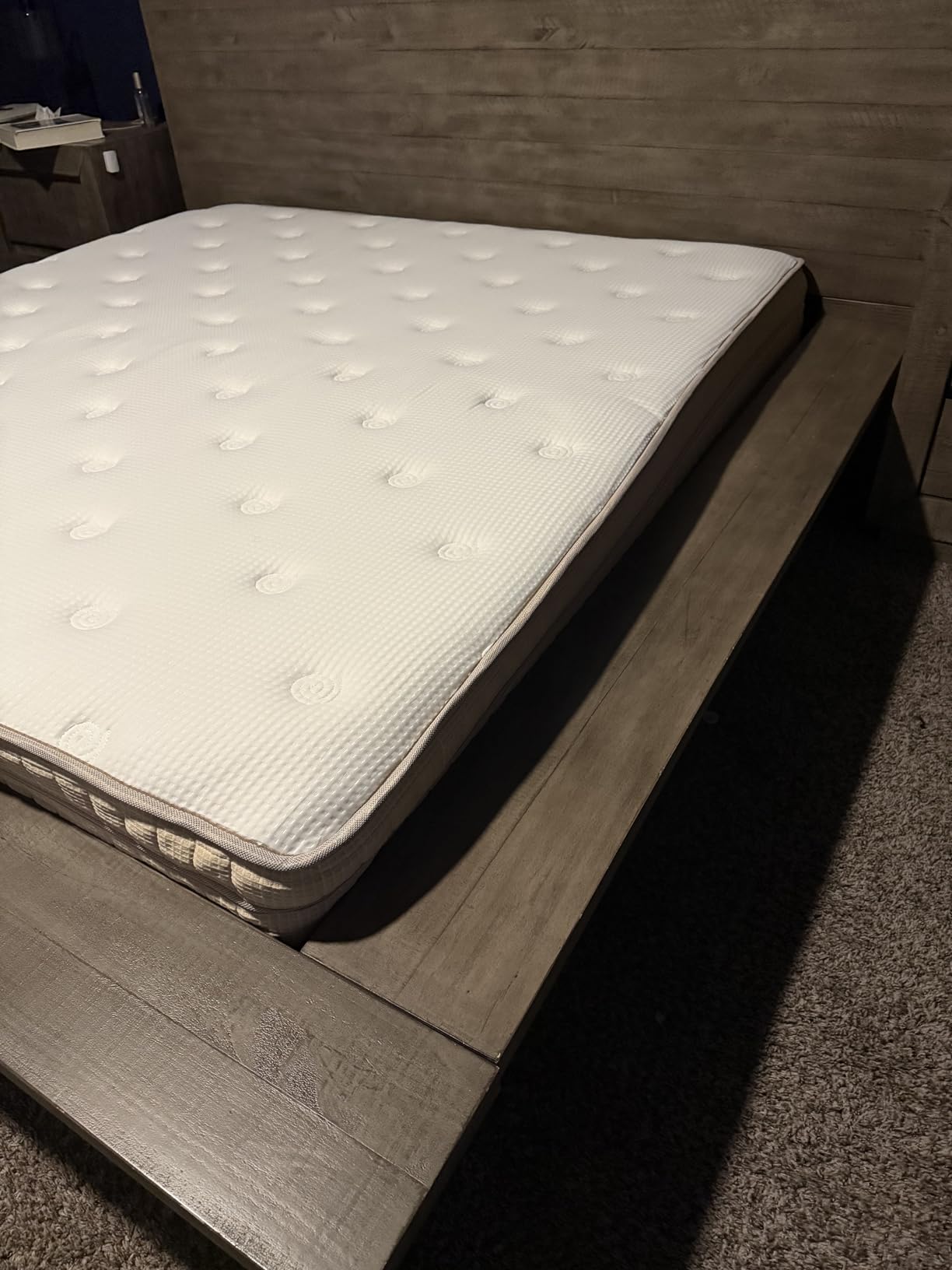BedStory Extra Firm Queen Mattress 12 Inch, Hotel Collection Hybrid Mattresses in a Box with Cooling Gel & Pocket Springs for Back Pain Relief and Couples, CertiPUR-US Certified, Fiberglass-Free customer photo 1