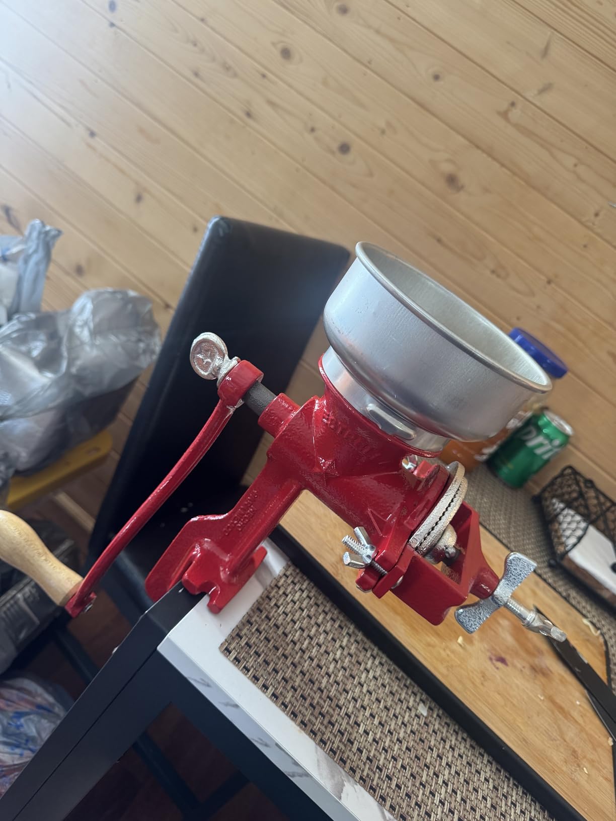 Estrella Manual Grain Mill, Molino para Moler Maiz, Cast Iron Grinder customer photo 2
