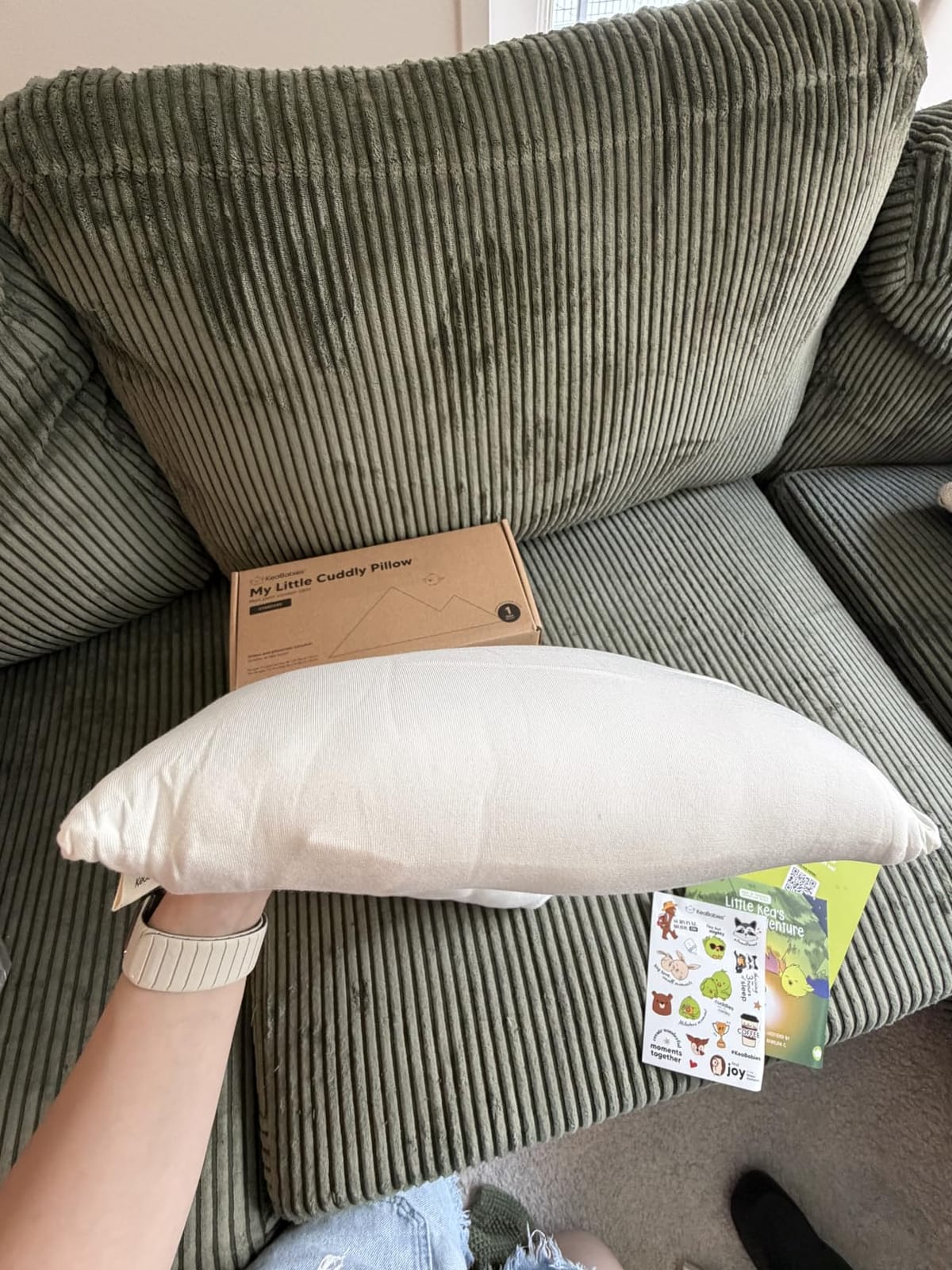 KeaBabies Toddler Pillow with Pillowcase, 13x18 Kids Pillows (Soft White) customer photo 1