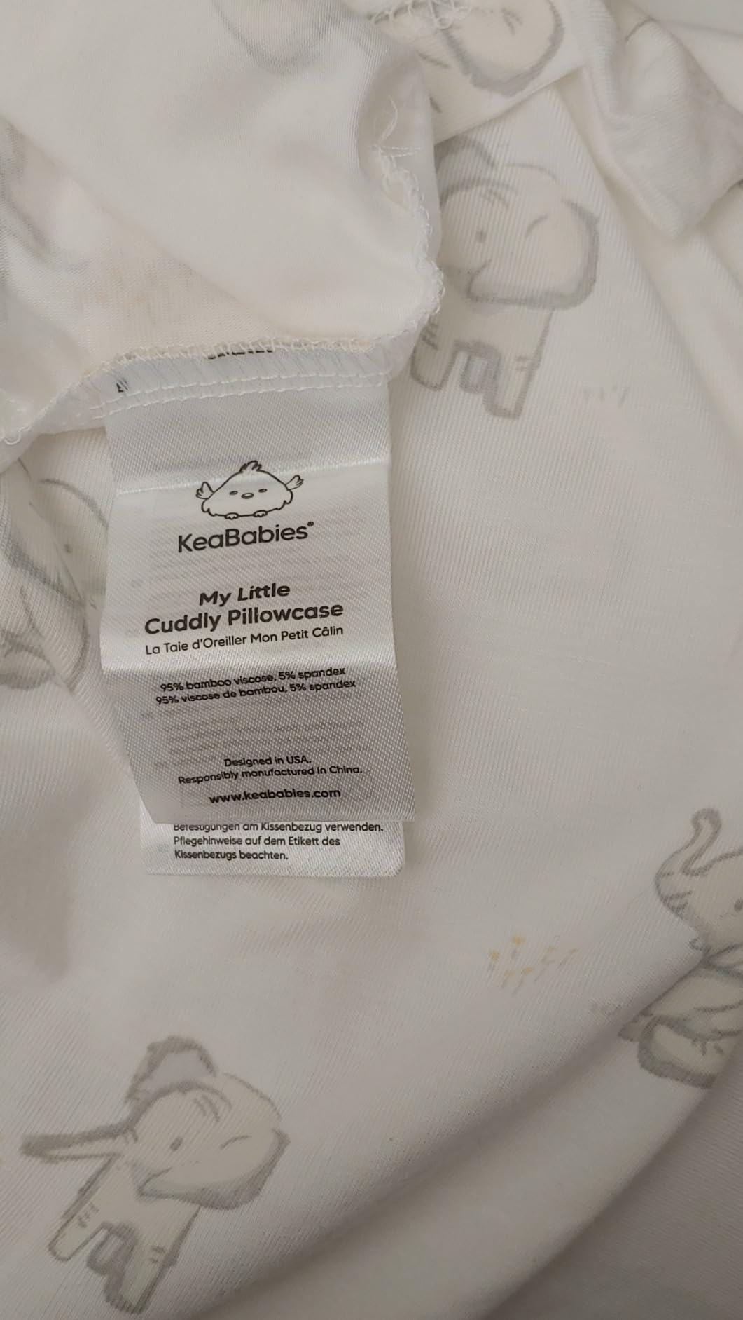 KeaBabies Toddler Pillow with Pillowcase, 13x18 Kids Pillows (Soft White) customer photo 2